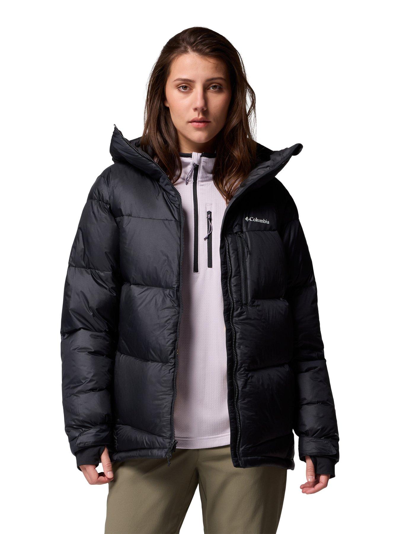 Image 4 of 6 of Columbia Women's Cloudview Down Hooded Jacket - Black