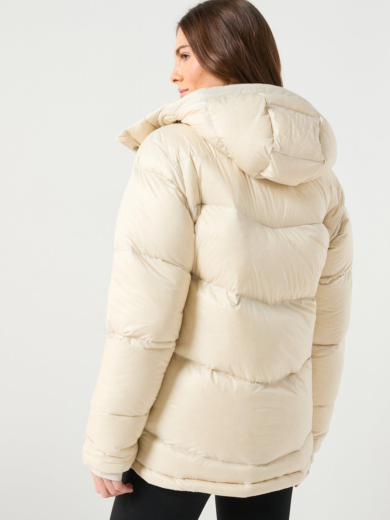 Image 2 of 6 of Columbia Women's Cloudview Down Hooded Jacket - Beige