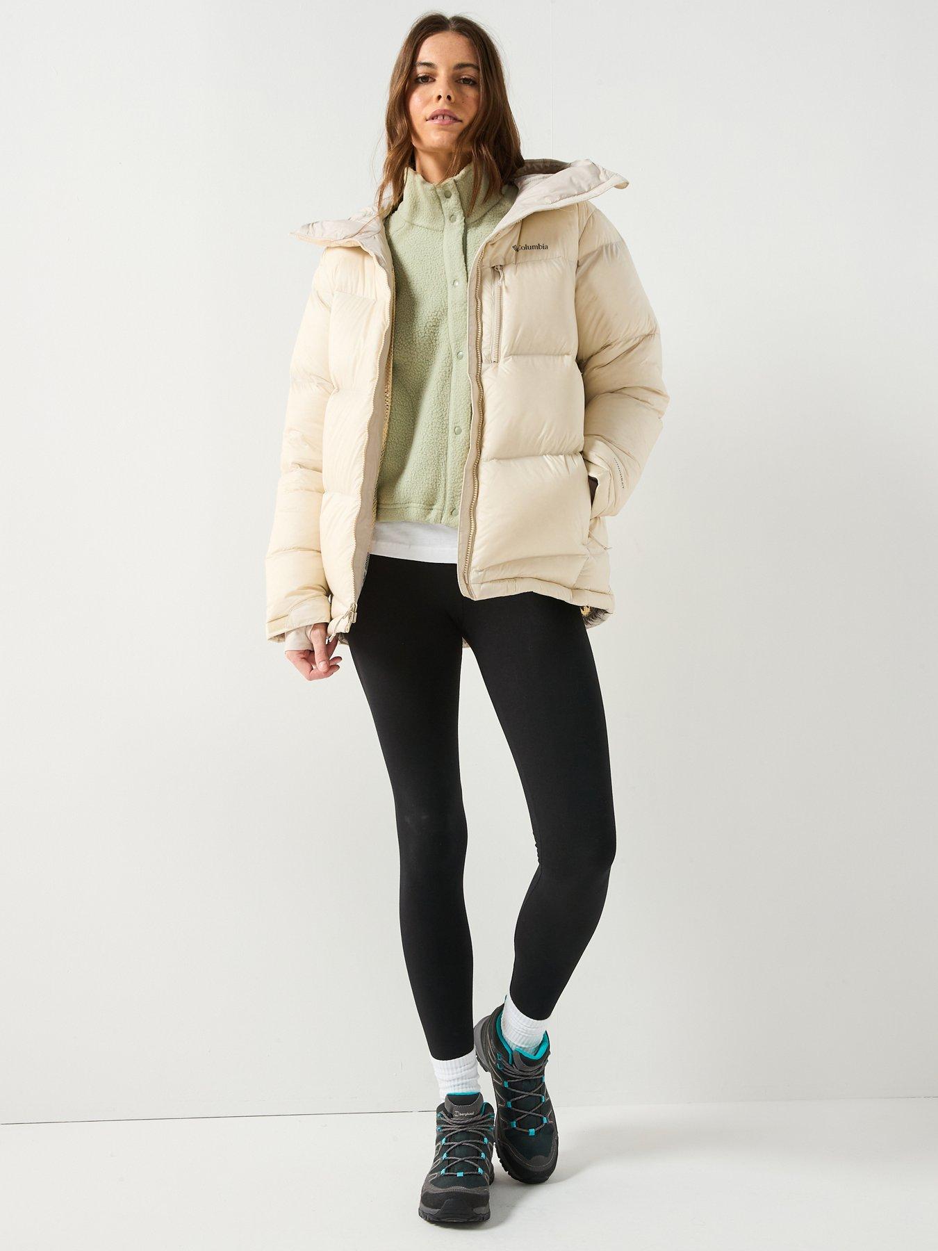 Image 3 of 6 of Columbia Women's Cloudview Down Hooded Jacket - Beige