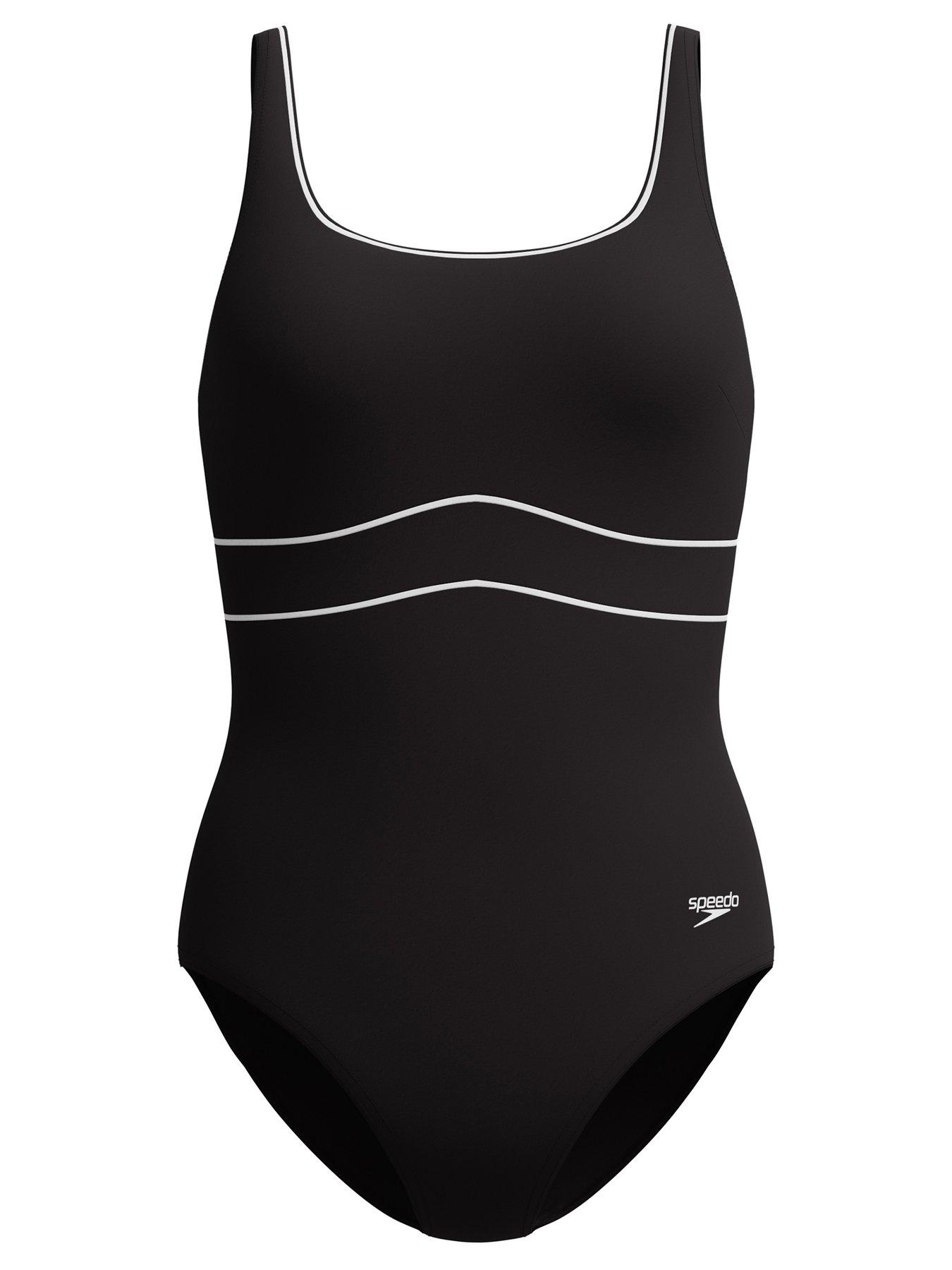 undefined Womens Shaping Contour Eclipse Swimsuit - Grey