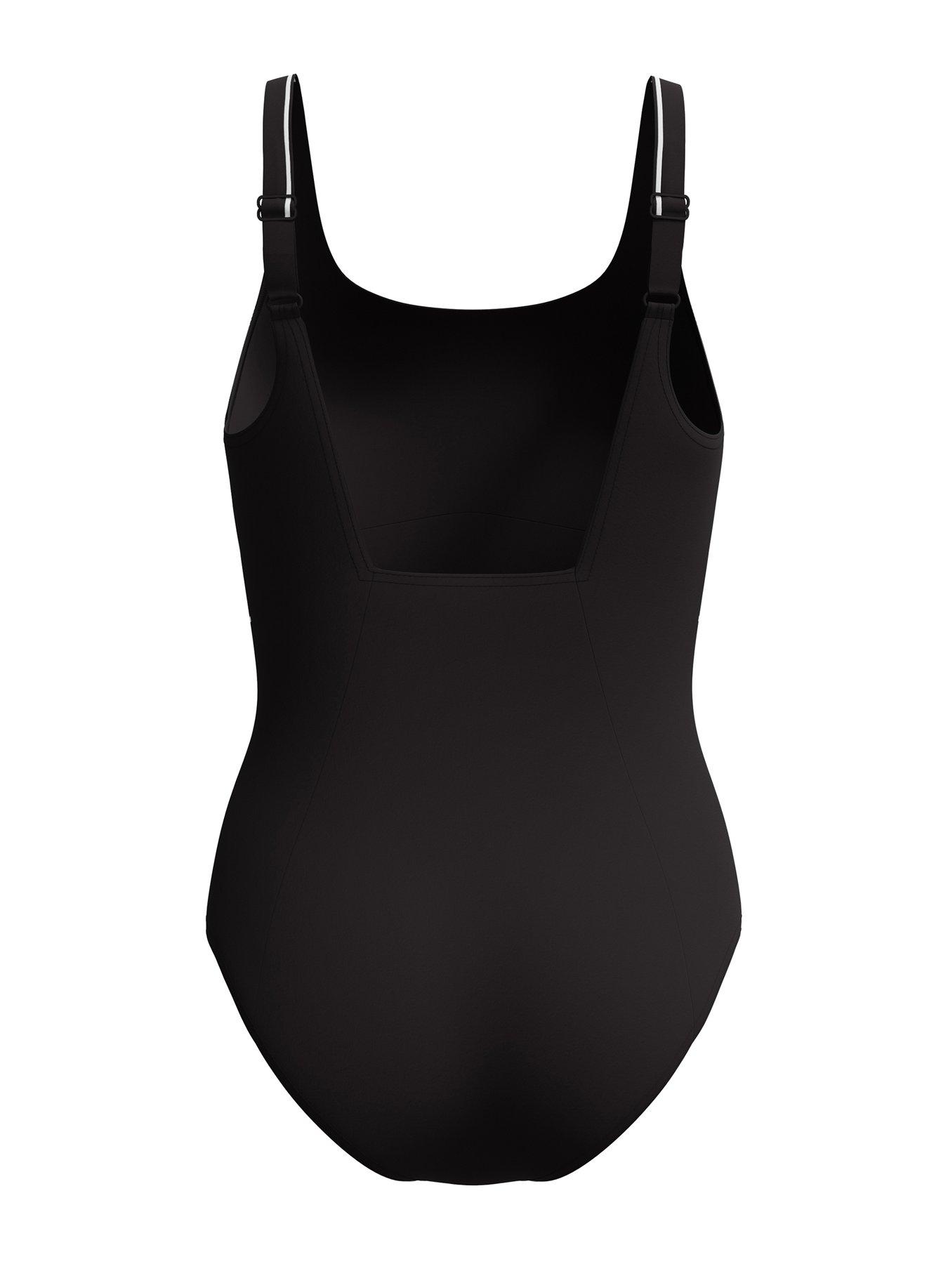 Image 2 of 5 of Speedo Womens Shaping Contour Eclipse Swimsuit - Grey
