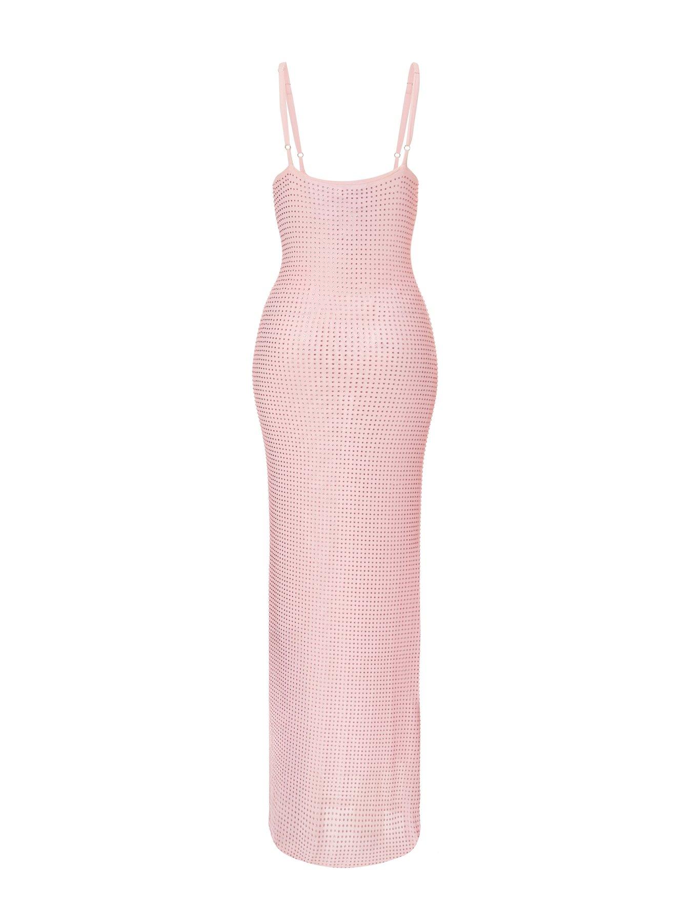 strapless open back dress Suvi Maxi Dress