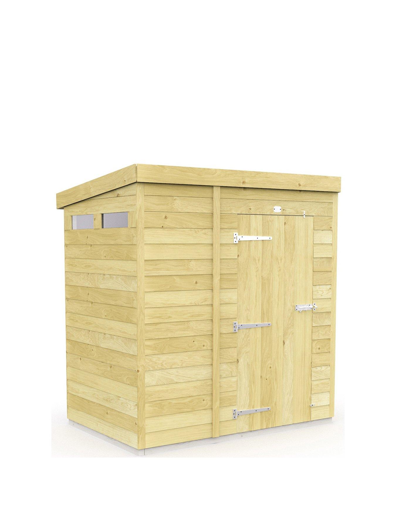 Image 2 of 7 of DIY Sheds 6 x 4 Security Pent Shed