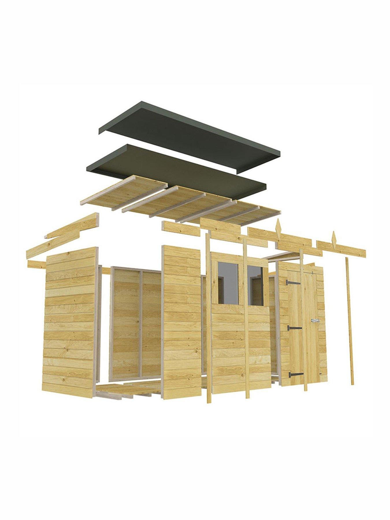 Image 6 of 7 of DIY Sheds 6 x 4 Security Pent Shed