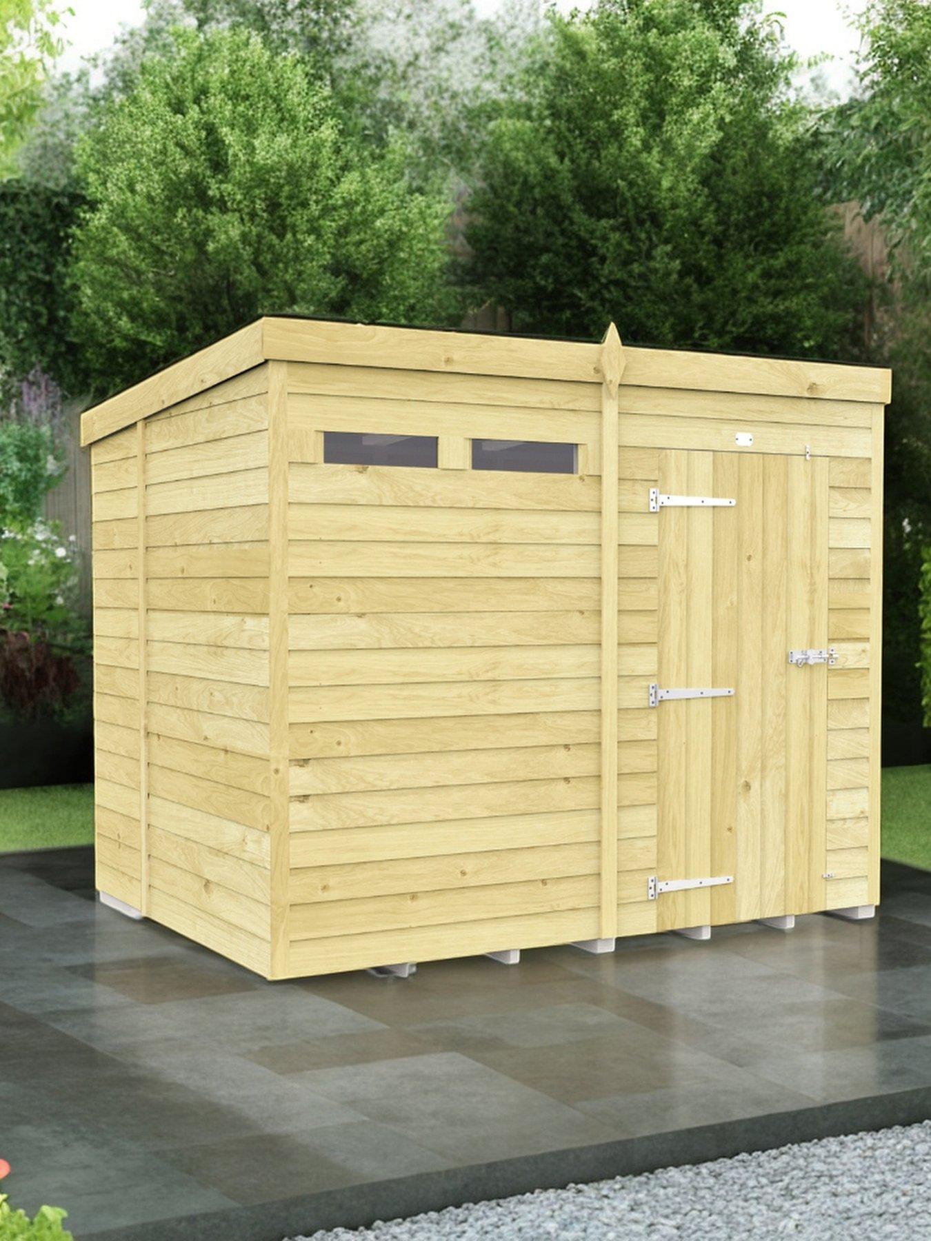undefined 8 x 6  Security Pent Shed