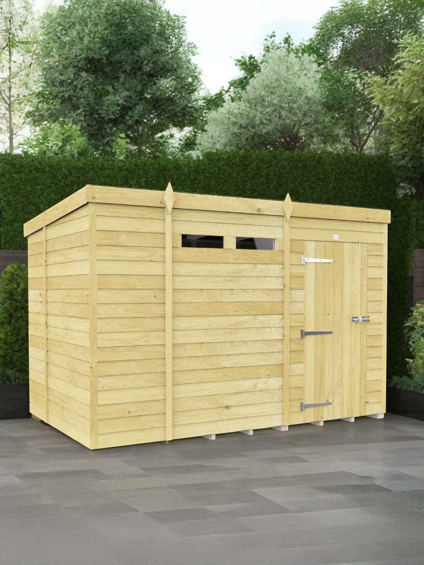 Diy Sheds 10 X 6 Security Pent Shed