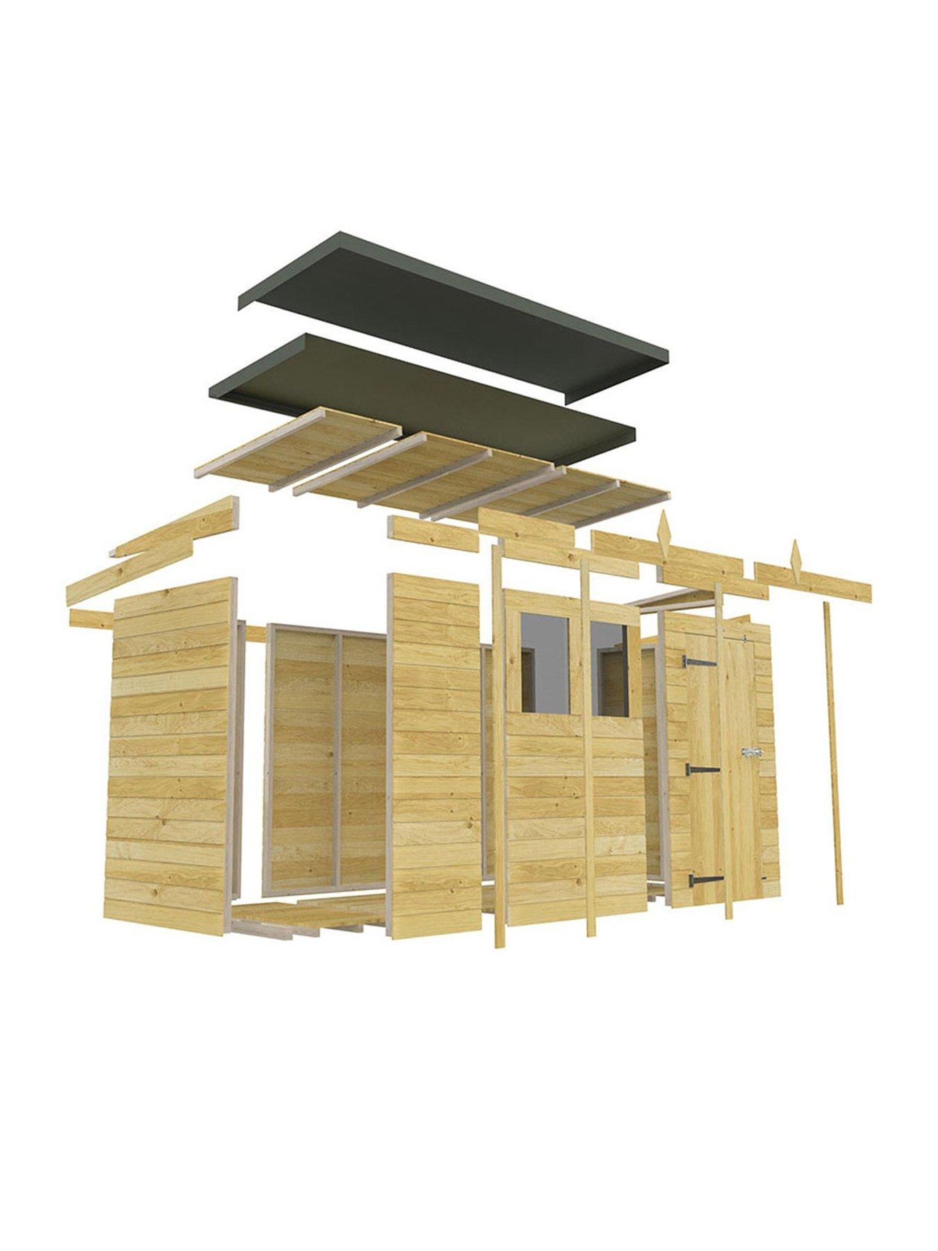 Image 6 of 7 of DIY Sheds 8 x 8 Security Pent Shed