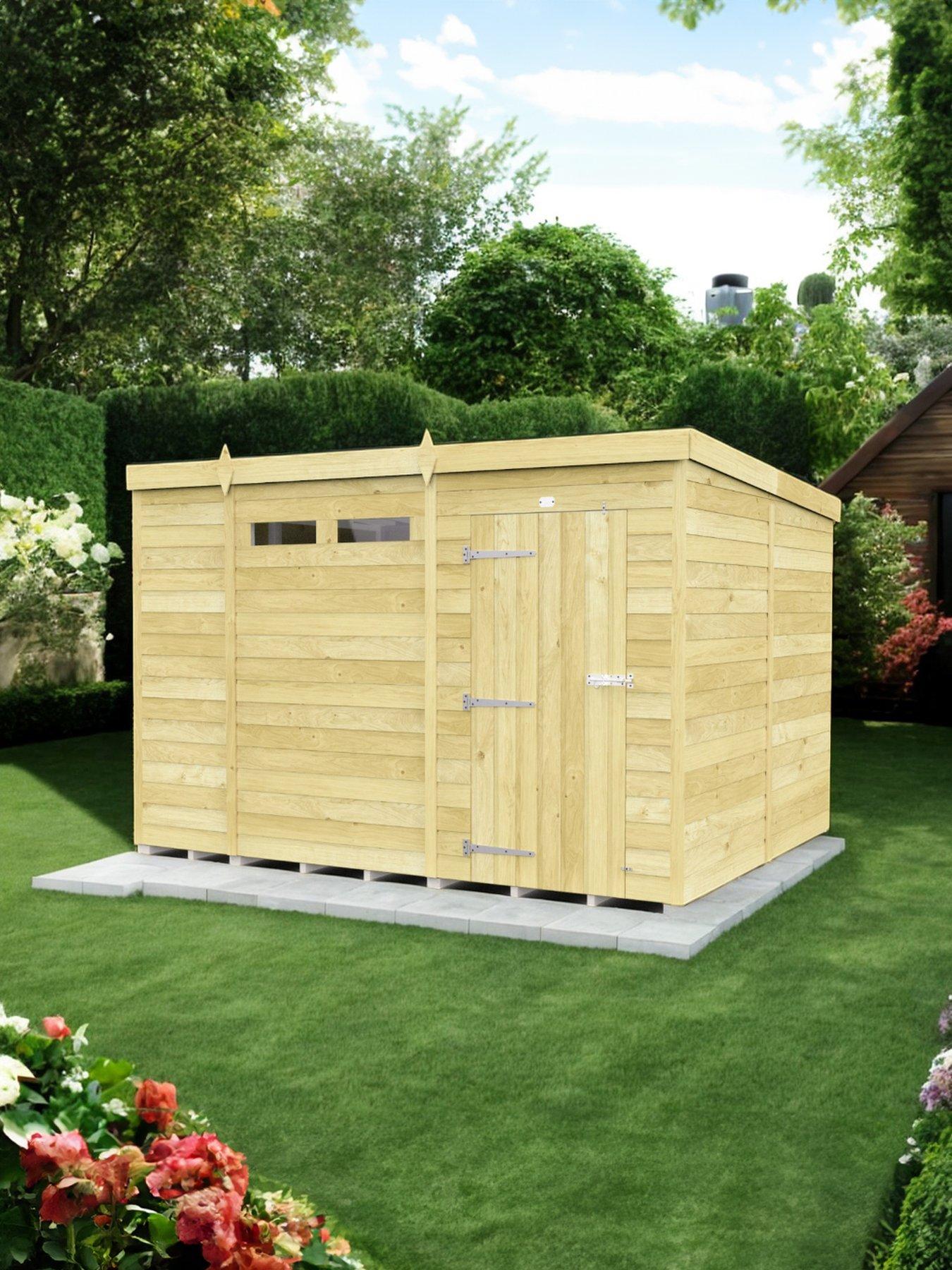 Image 1 of 7 of DIY Sheds 10 x 8 Security Pent Shed