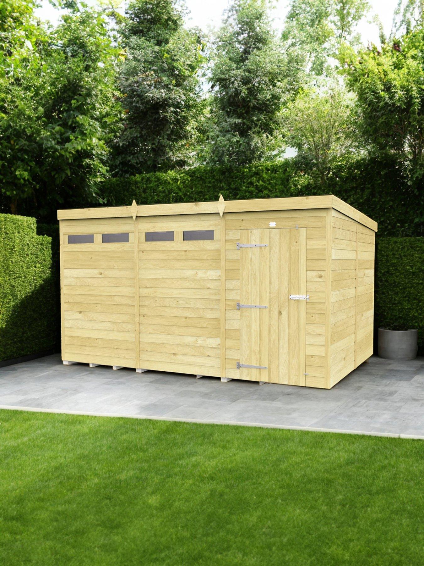 undefined 12 x 8 Security Pent Shed