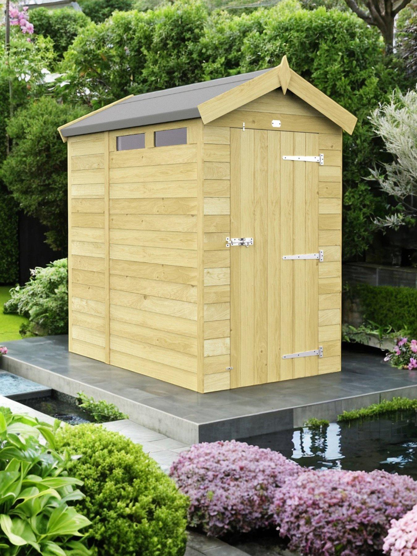 undefined 4 x 6  Apex Security Shed