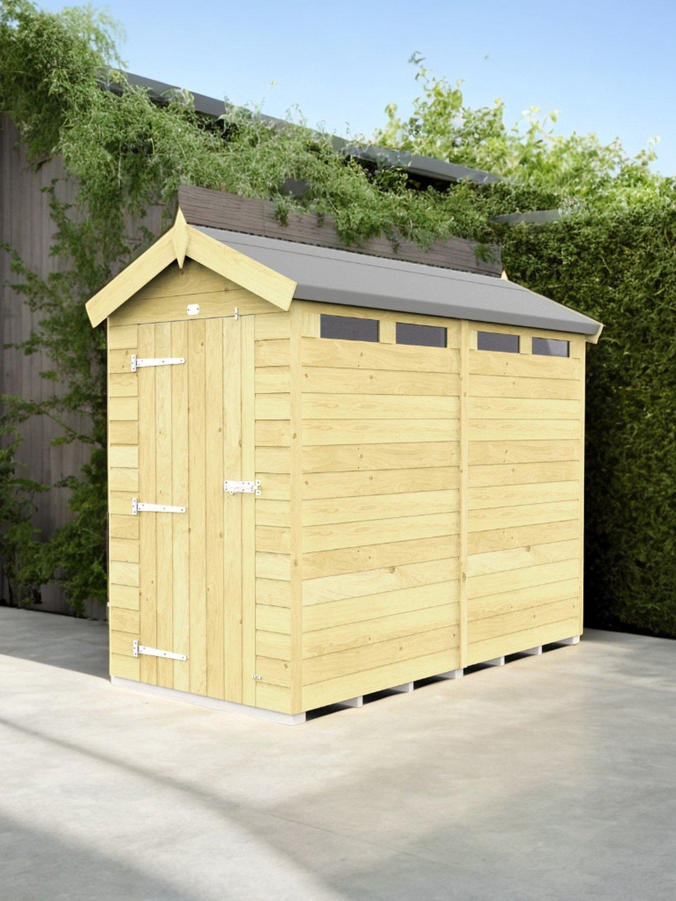 undefined 4 x 8  Apex Security Shed