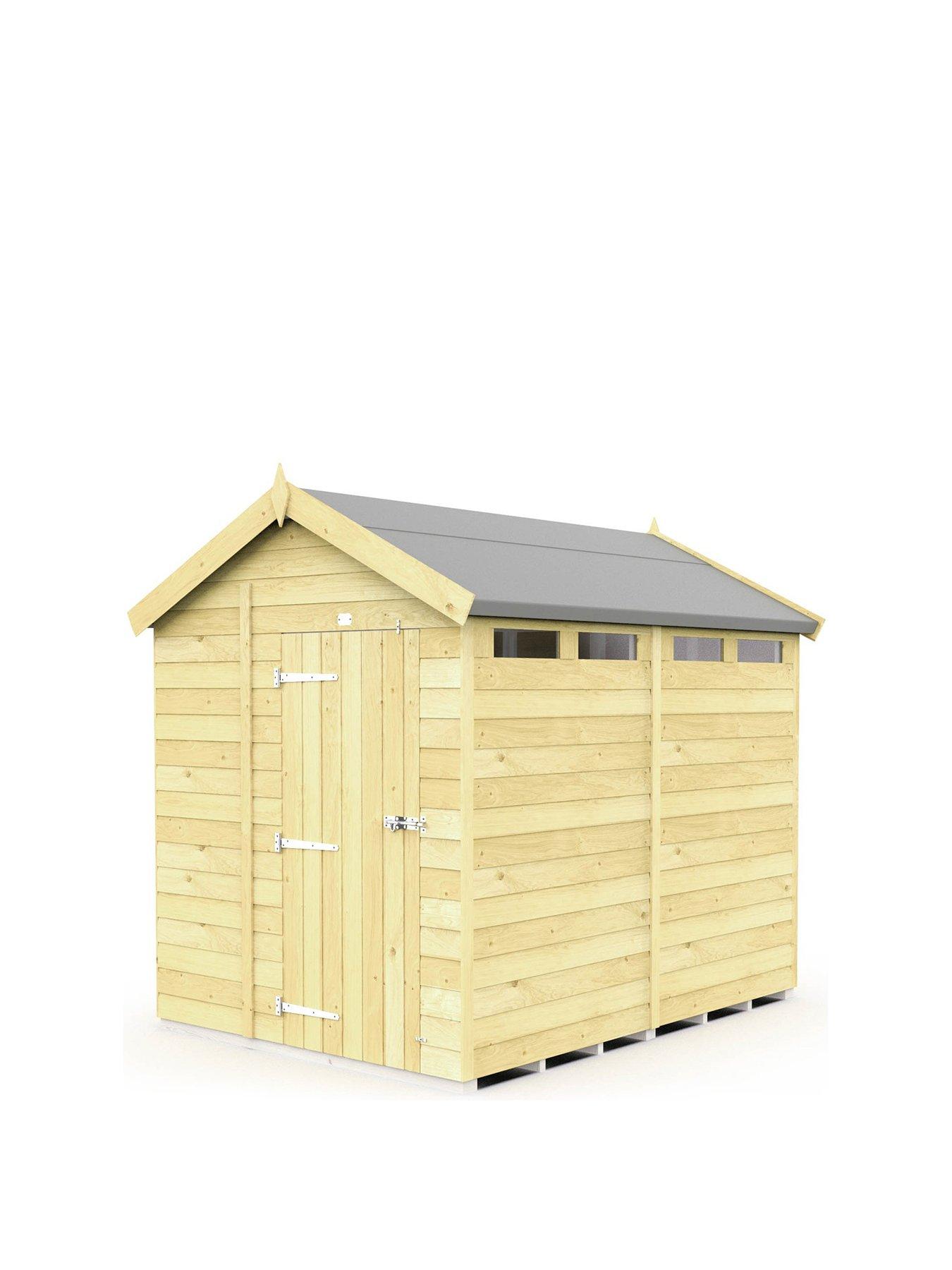 Image 2 of 7 of DIY Sheds 6 x 8 Apex Security Shed
