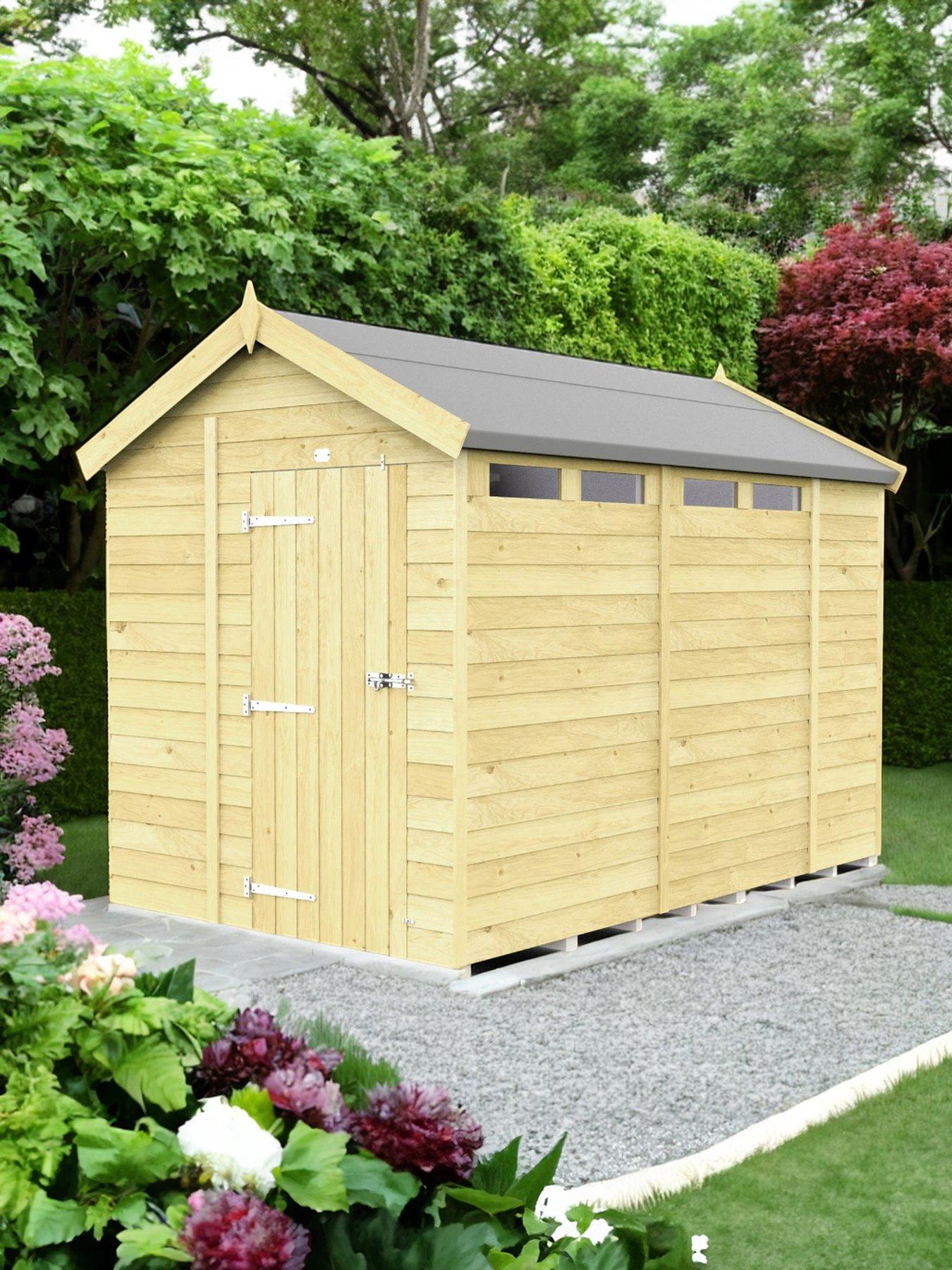 undefined 6 x 10 Apex Security Shed