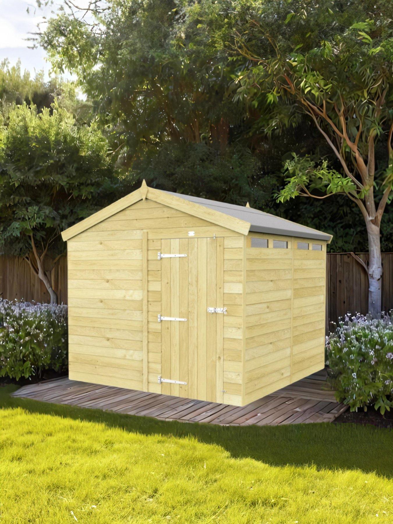 undefined 8 x 8 Apex Security Shed
