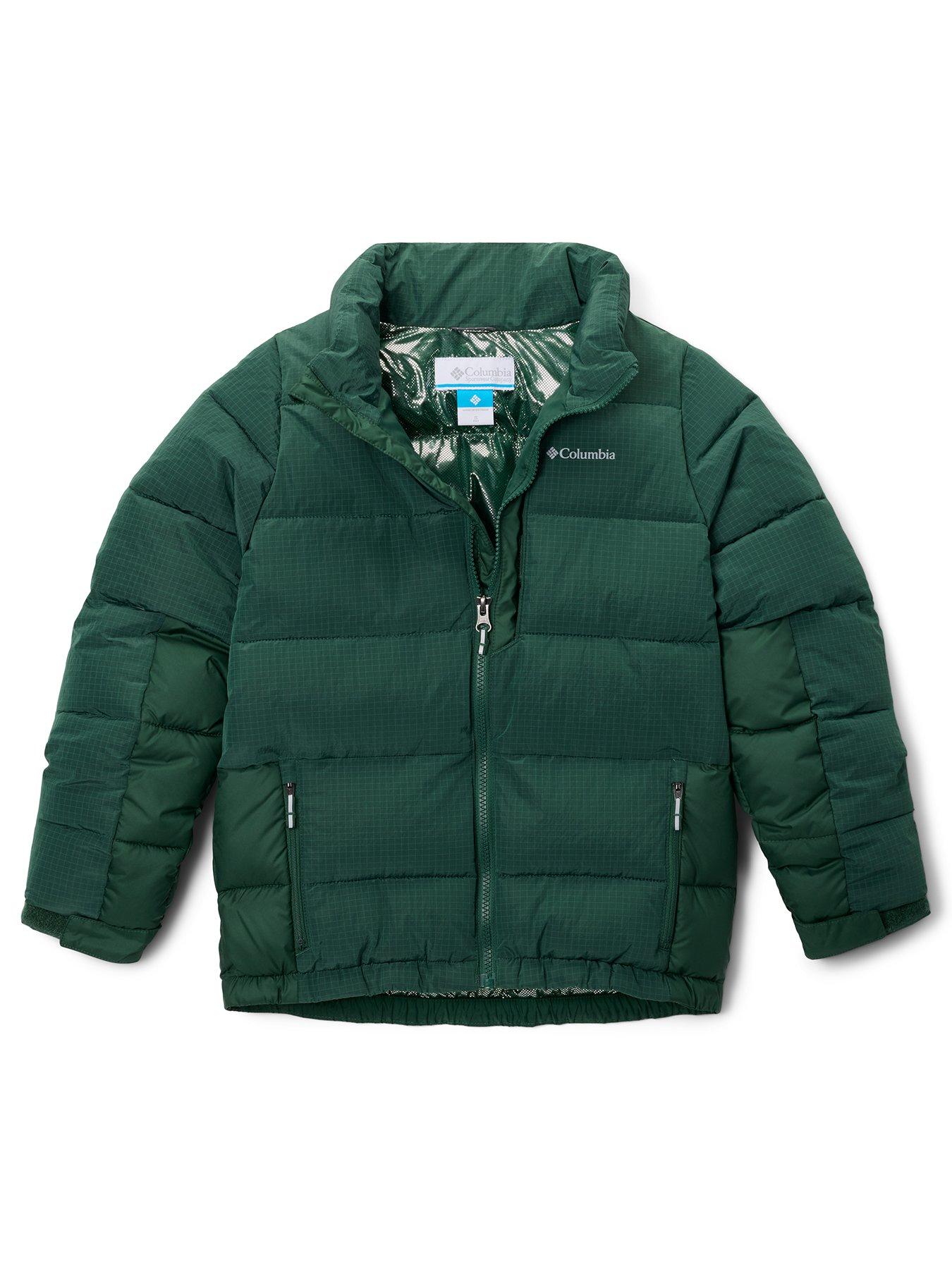 Columbia Youth Unisex Pike Lake Novelty Jacket, Green, Size Xl