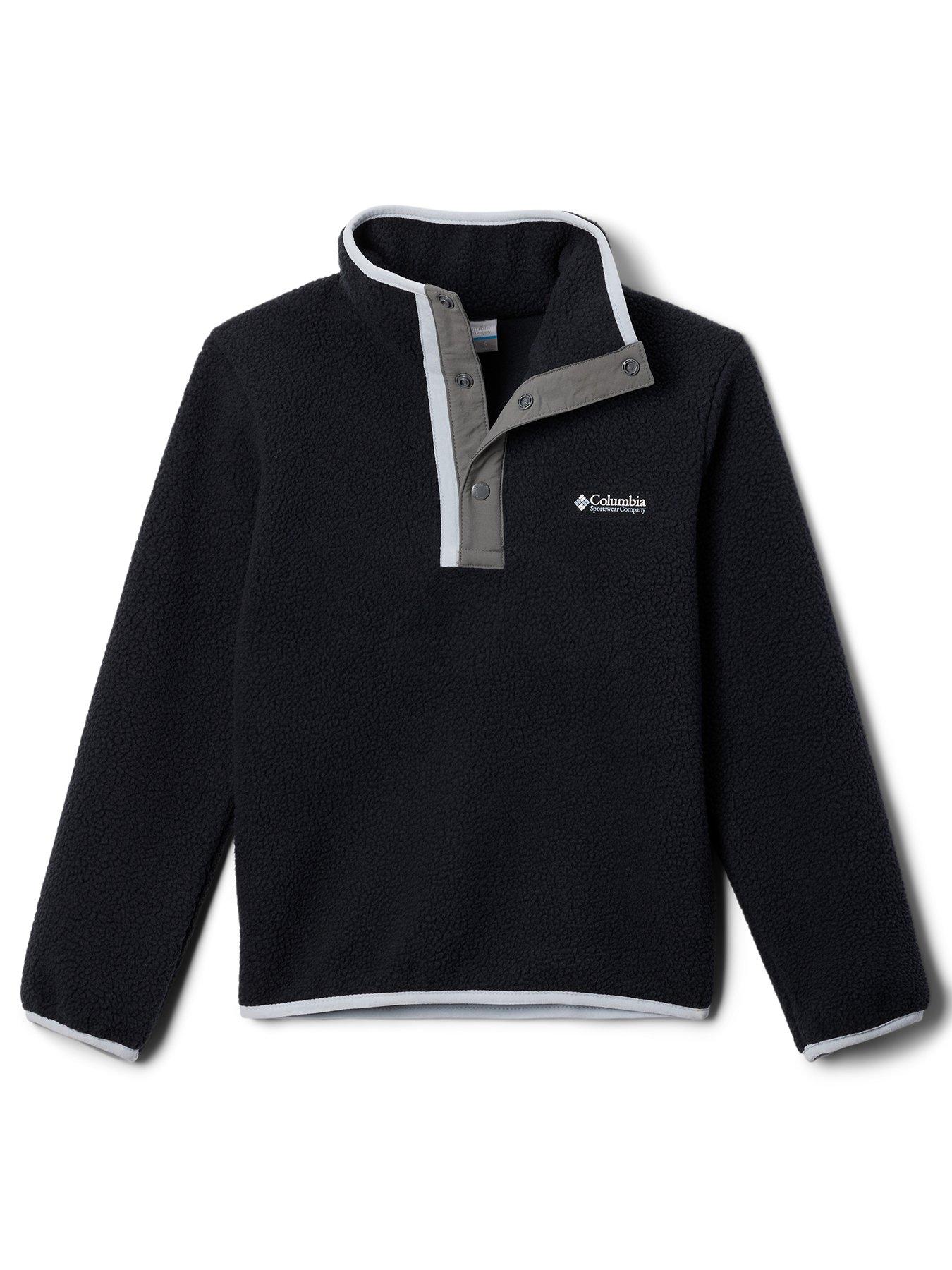 Columbia Youth Unisex Helvetia Ii Half Snap Fleece - Black