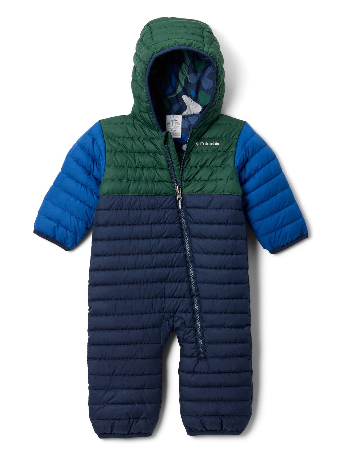 Image 1 of 4 of Columbia Youth Infant Powder Lite II Reversible Bunting All In One- Navy