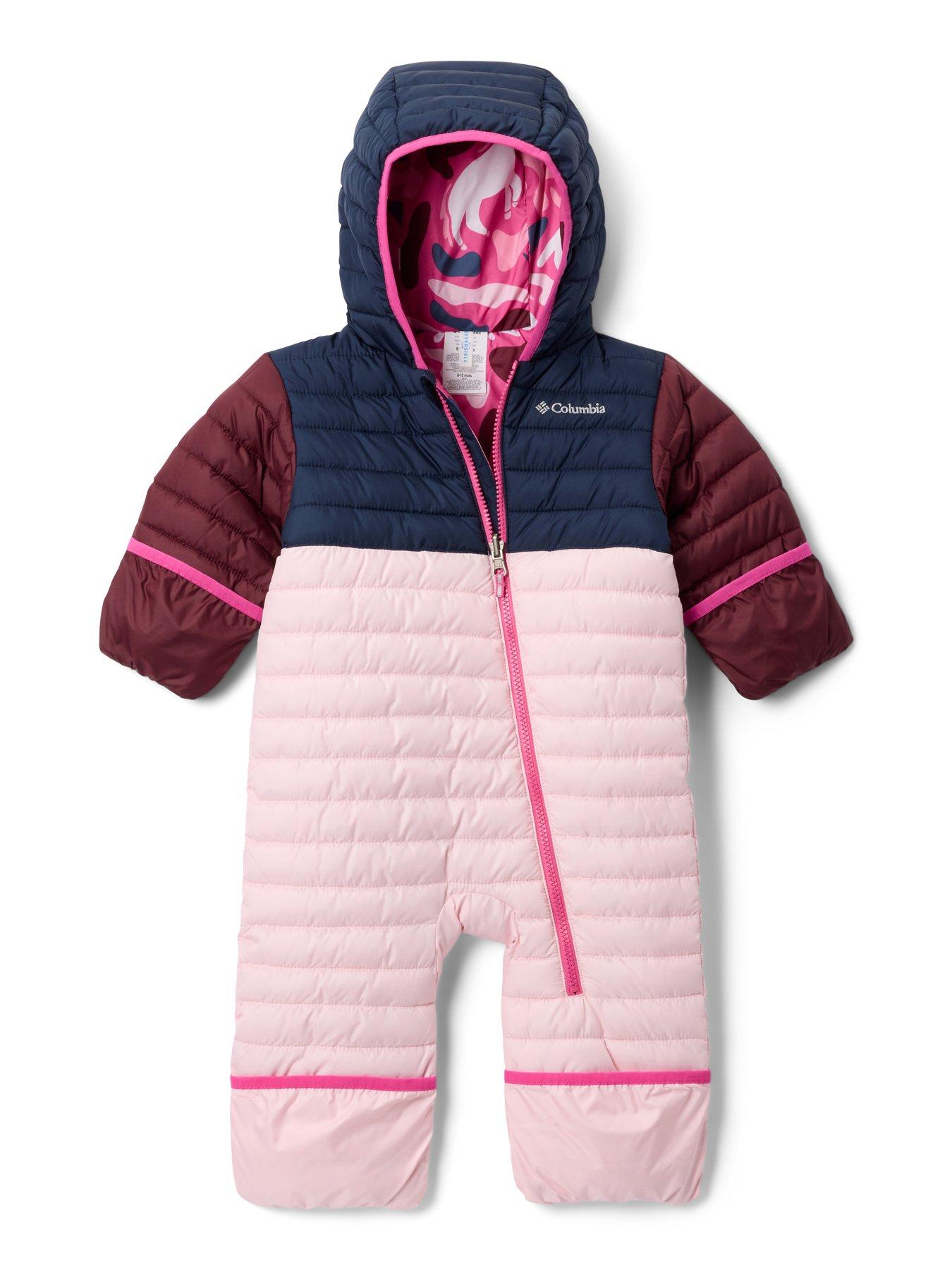 Image 4 of 4 of Columbia Youth Infant Powder Lite Ii Reversible Bunting All In One- Pink