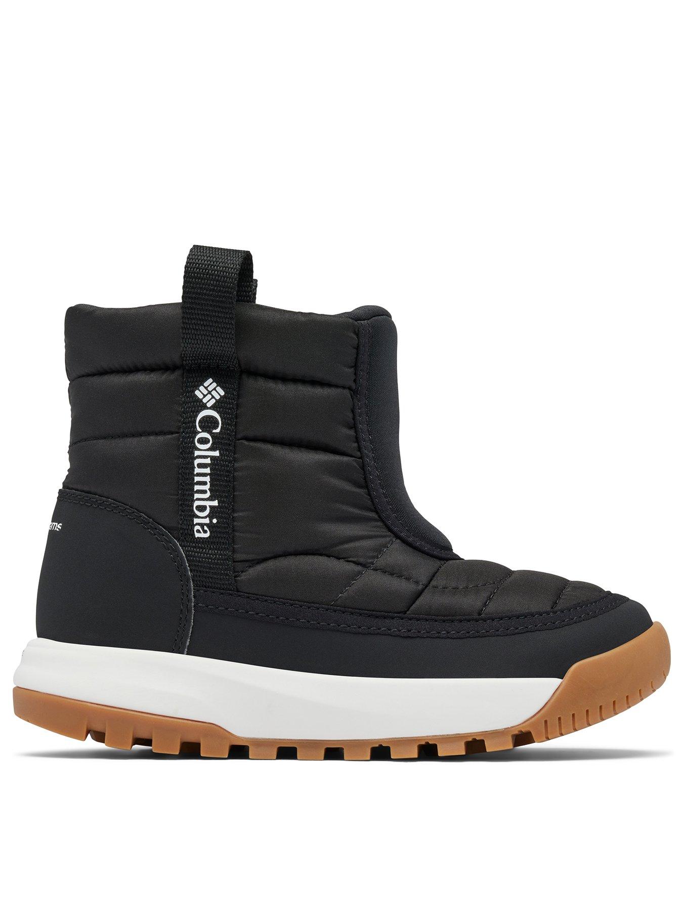 Columbia Youth Unisex Youth Snowtrot Mid Snow Boots - Black