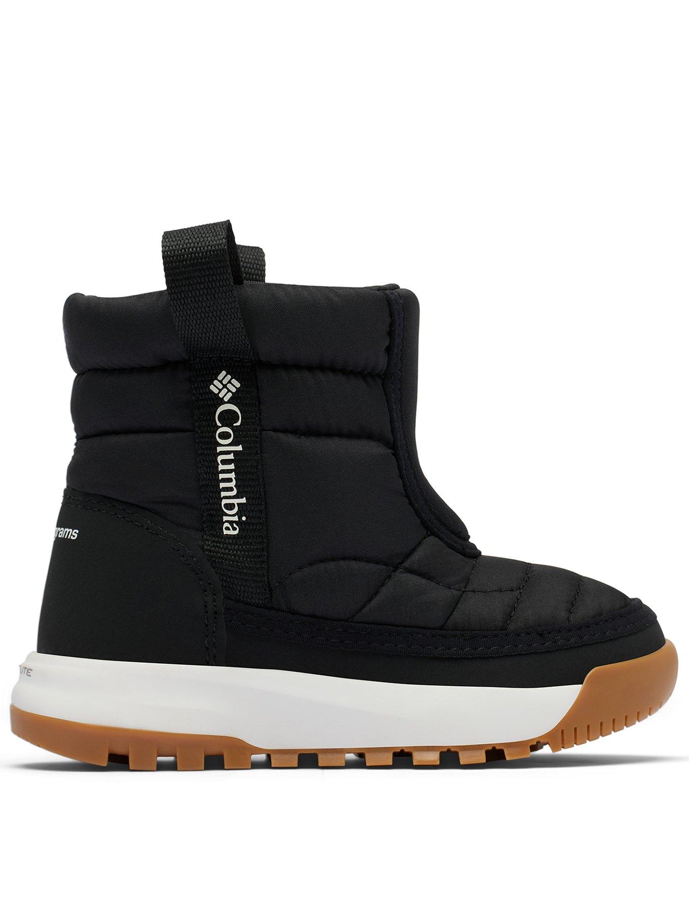 Columbia Youth Unisex Little Children's Snowtrot Mid Snow Boots - Black