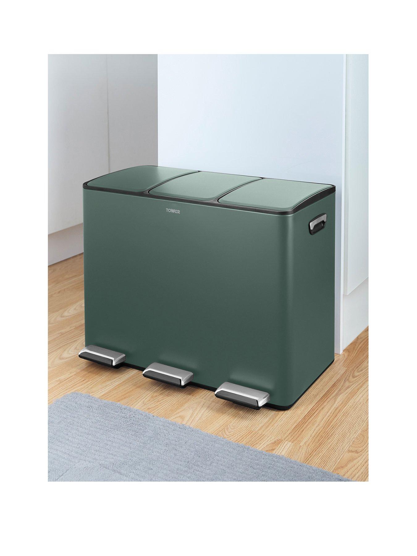 Tower 45l Recycling Pedal Bin