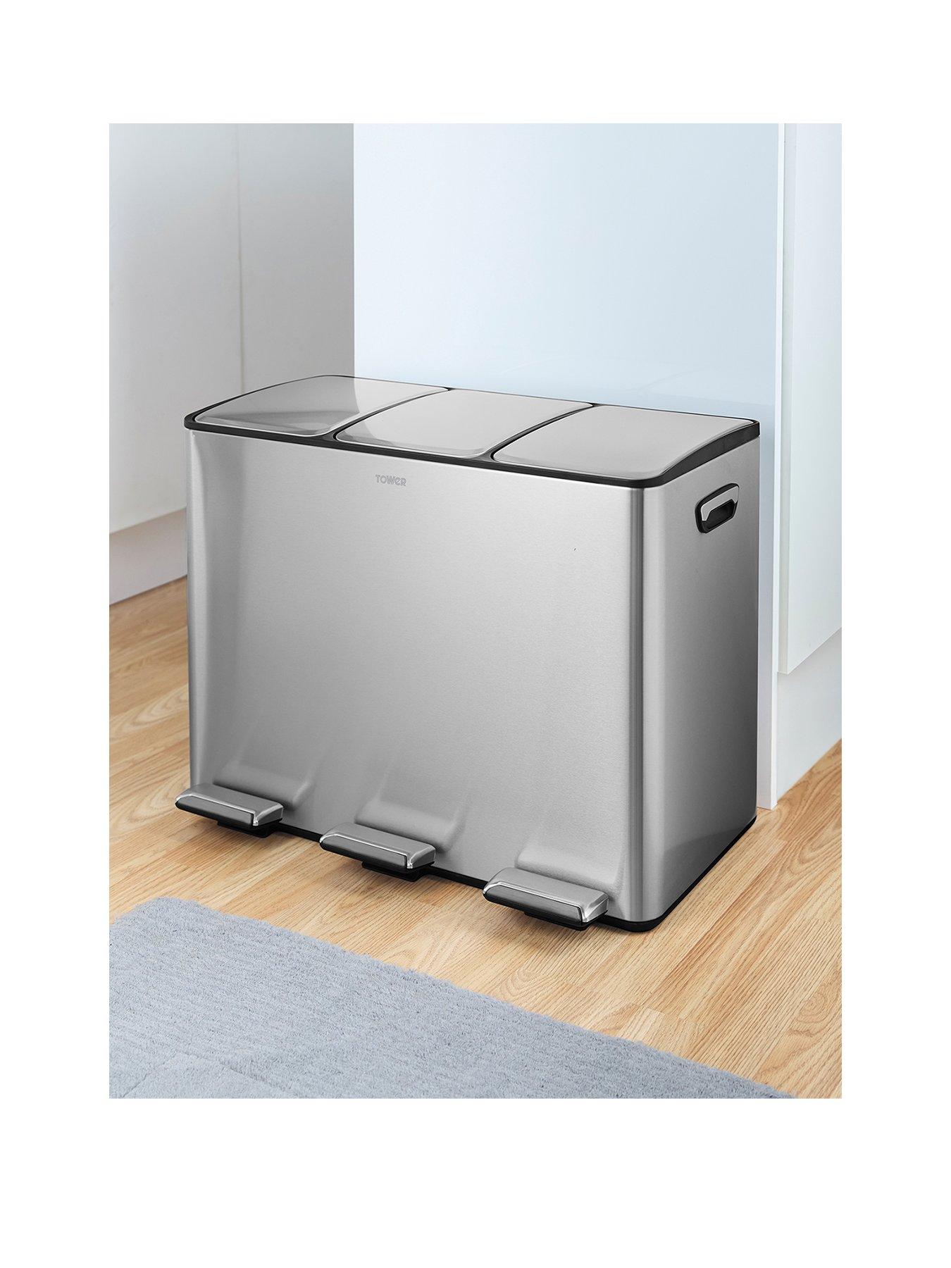 Tower 45l Recycling Pedal Bin