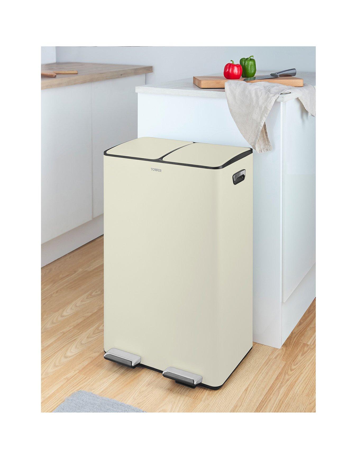 Tower 60l Recycling Pedal Bin