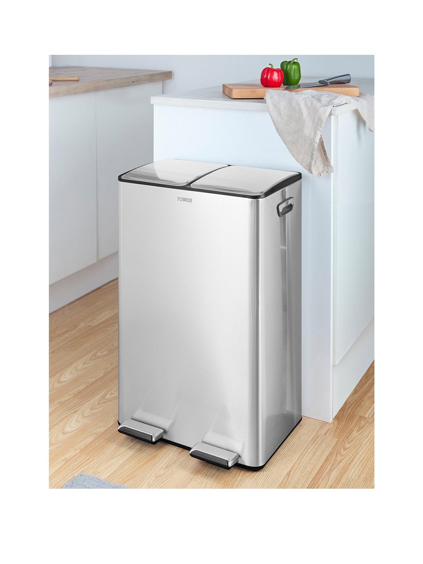 Tower 60l Recycling Pedal Bin