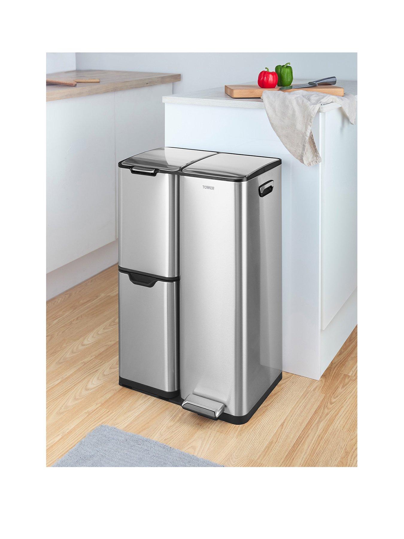 Tower 60l Recycling Pedal Bin