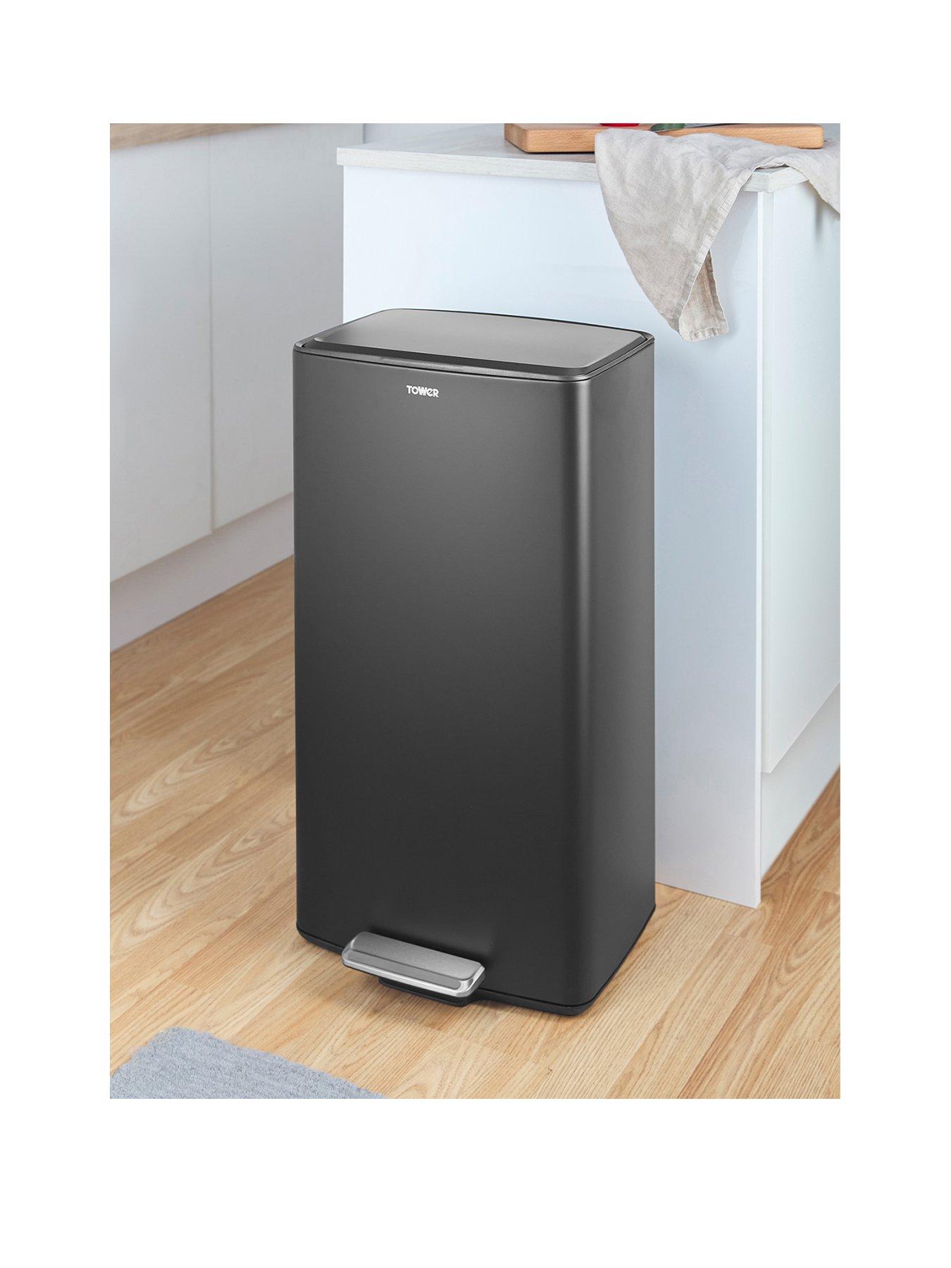 Tower 40l Rectangular Pedal Bin