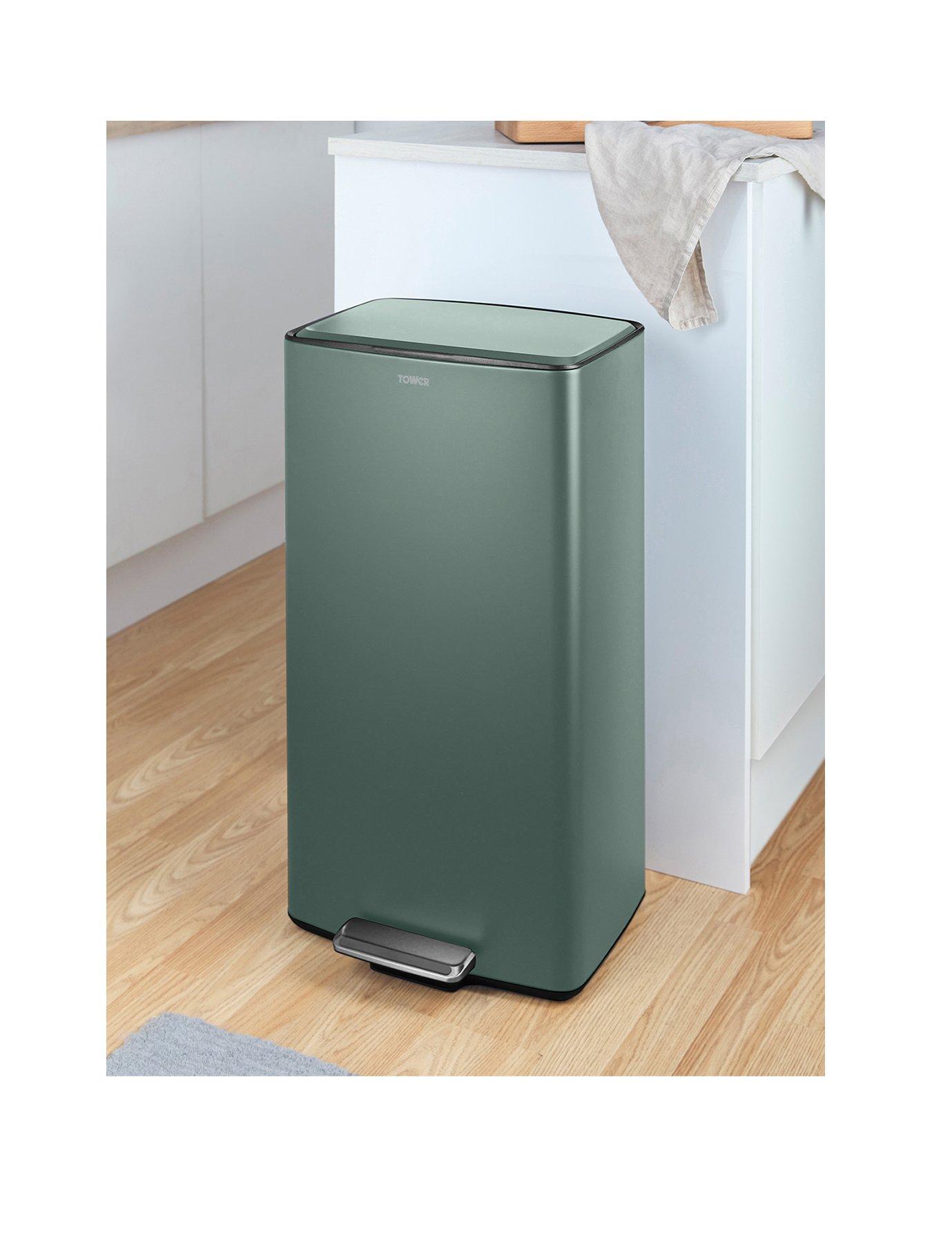 Tower 40l Rectangular Pedal Bin