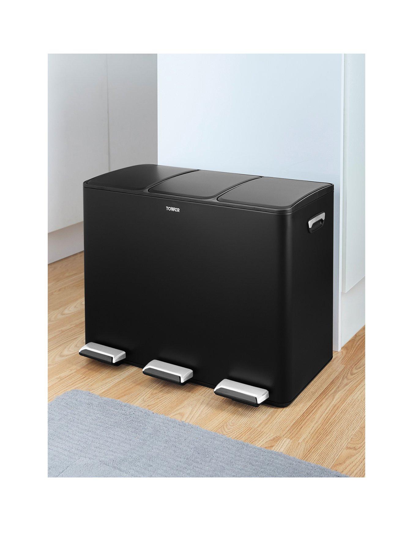 Tower 45l Recycling Pedal Bin