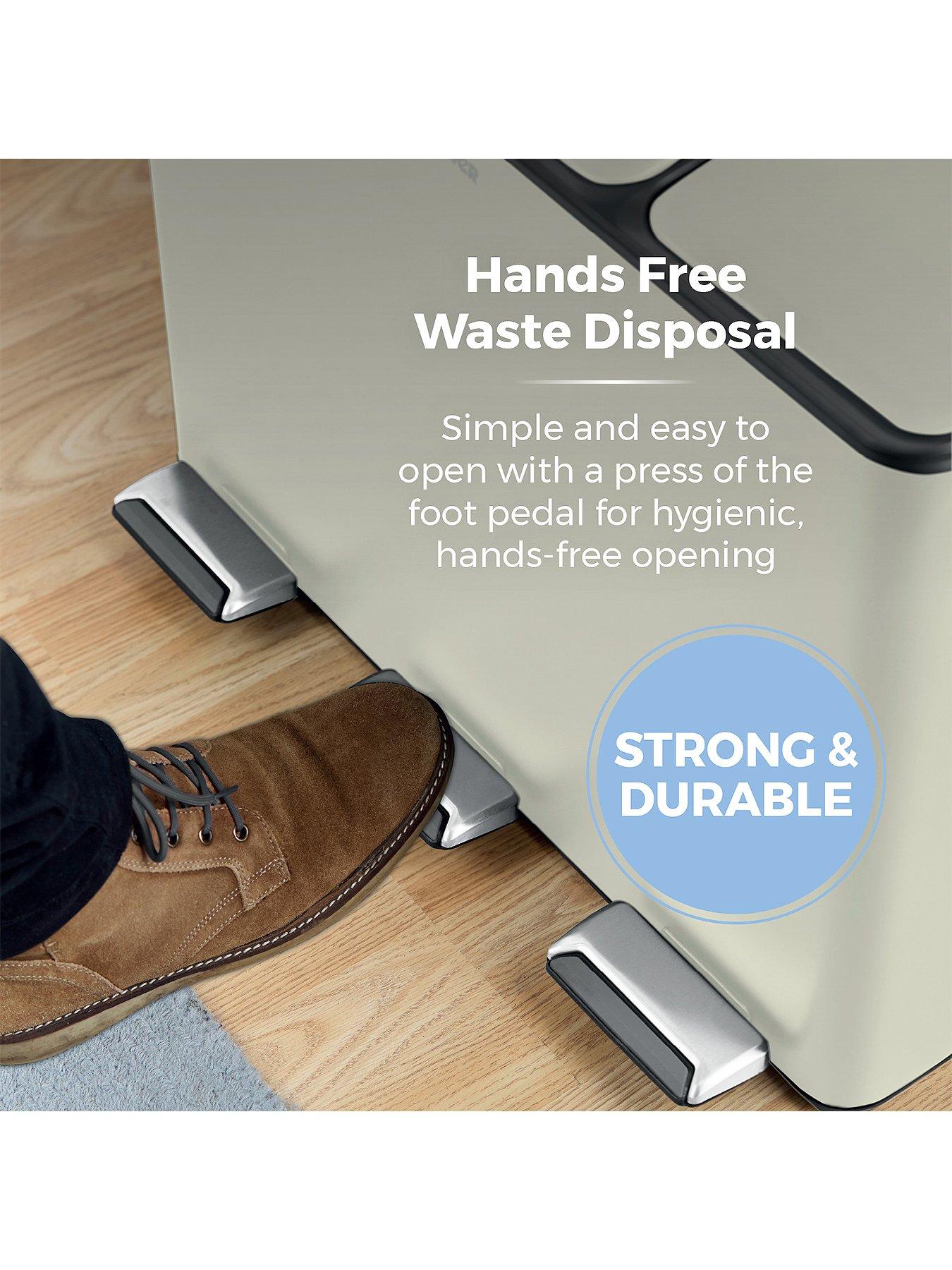 Image 4 of 6 of Tower 45l Recycling Pedal Bin
