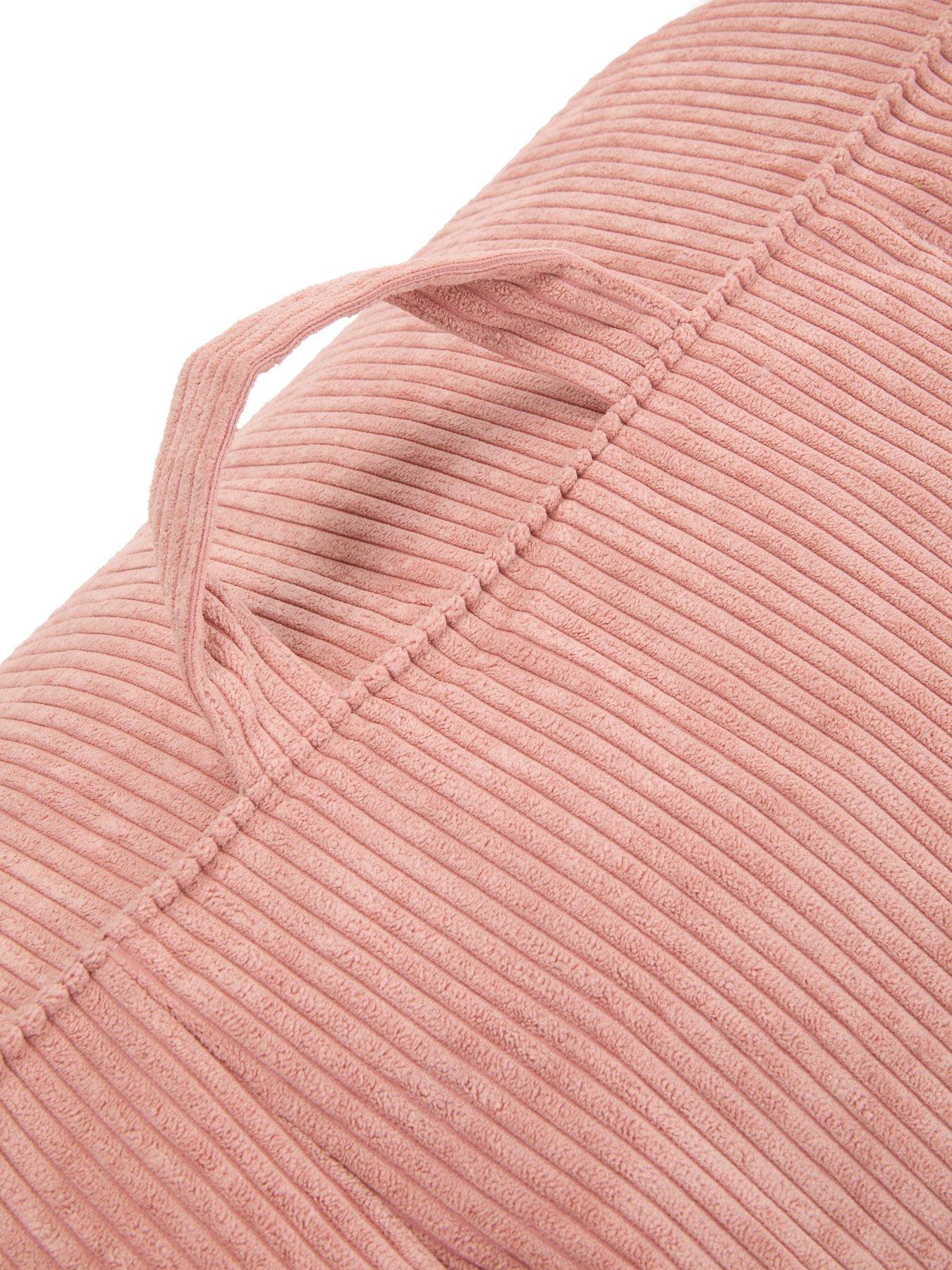 Image 4 of 6 of KAIKOO Wing Cord Beanbag Chair- Pink