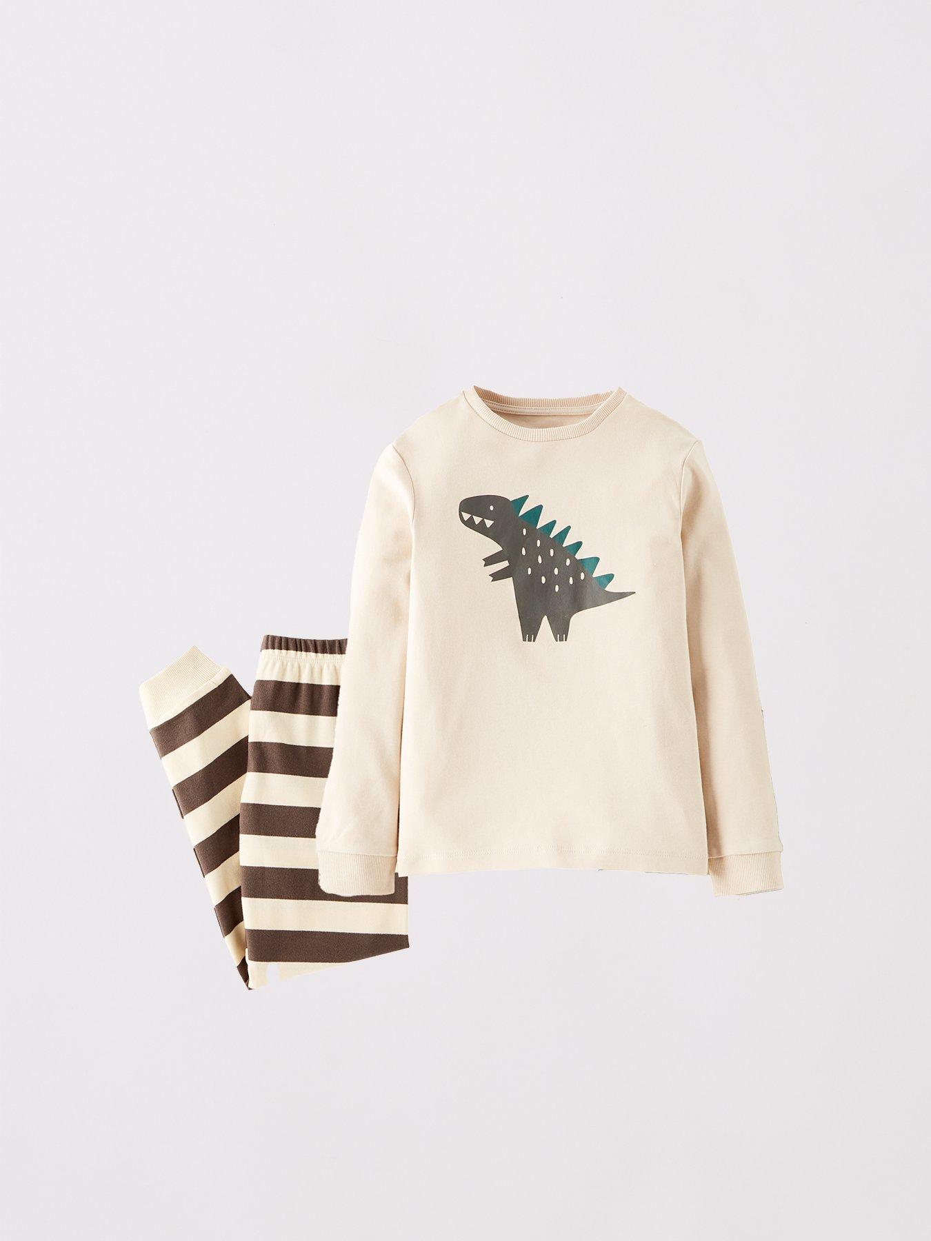 Image 4 of 5 of The Very Collection Boys 3 Pack Dino Pyjama Set - Multi