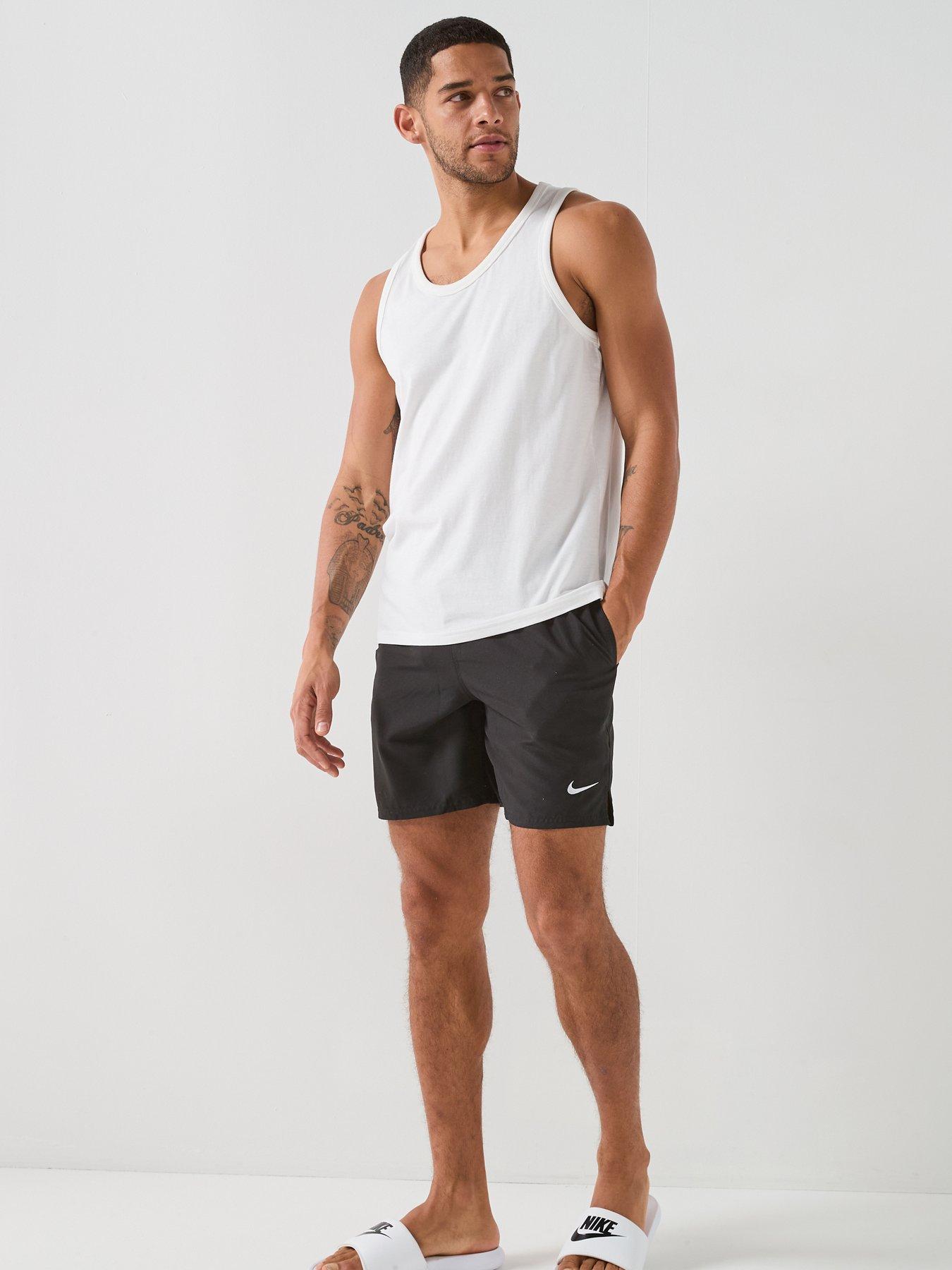 Image 3 of 4 of Nike Mens 7 Inch Volley Swim Shorts - Black