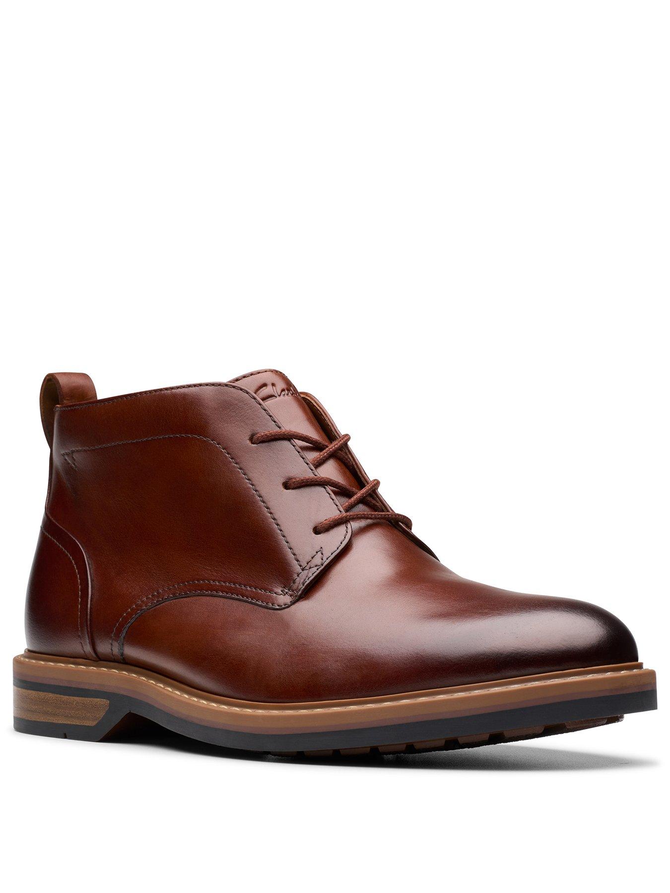 Image 2 of 7 of Clarks Aldwin Chukka Boots - Brown