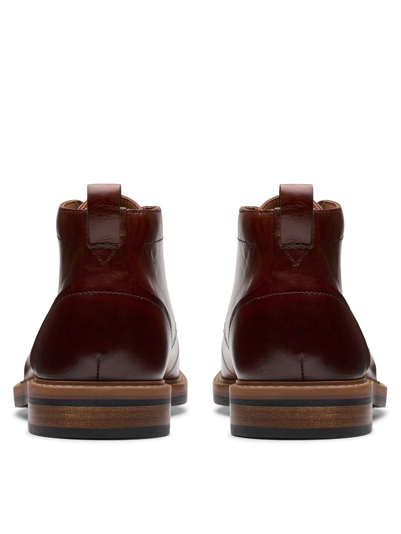 Image 3 of 7 of Clarks Aldwin Chukka Boots - Brown