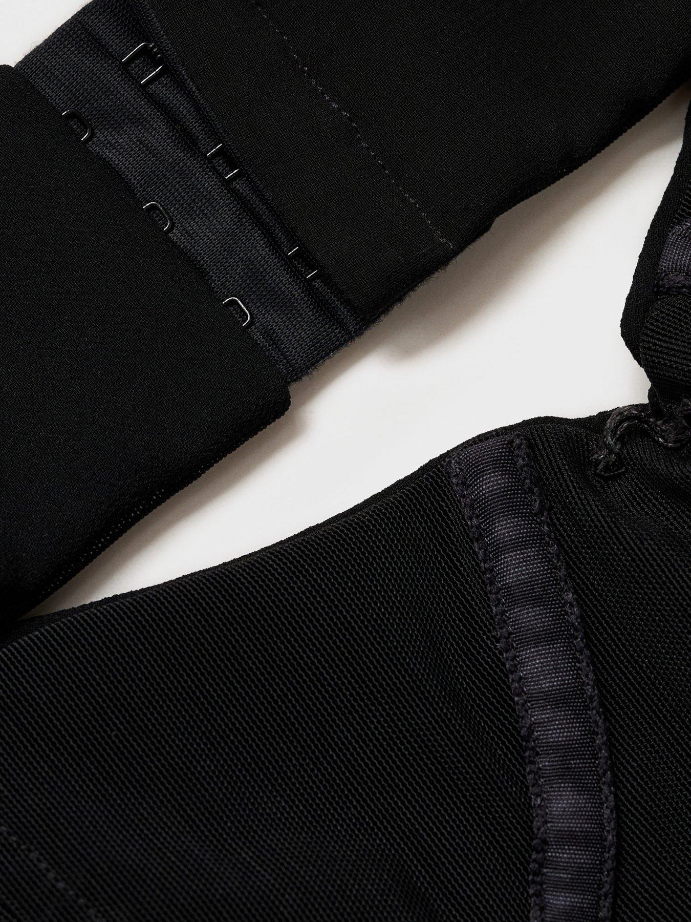 Image 5 of 6 of Mango Supriya Lele X Asymmetrical Hem Cut Out Dress - Black