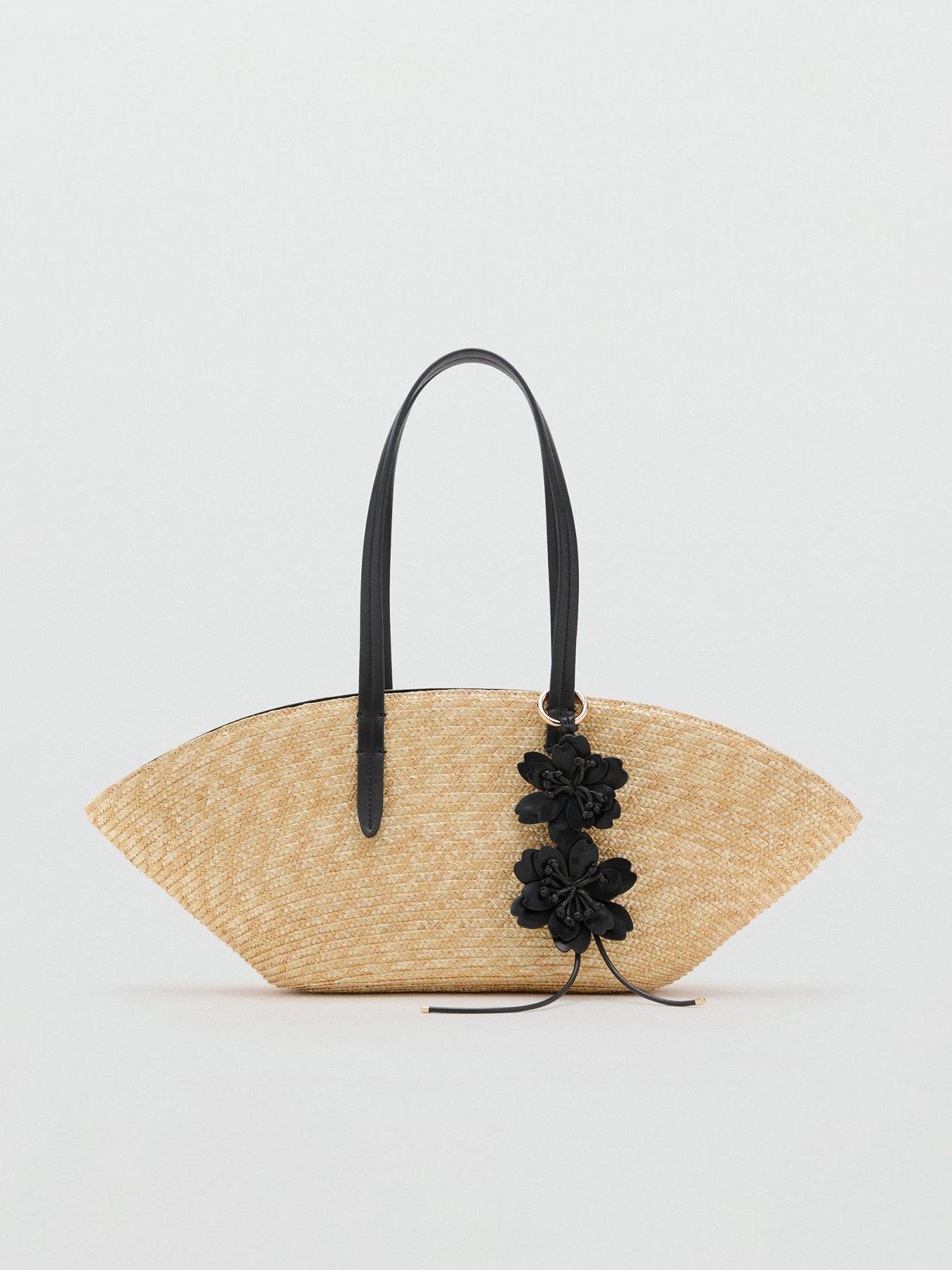 undefined Braided Tote Bag - Beige