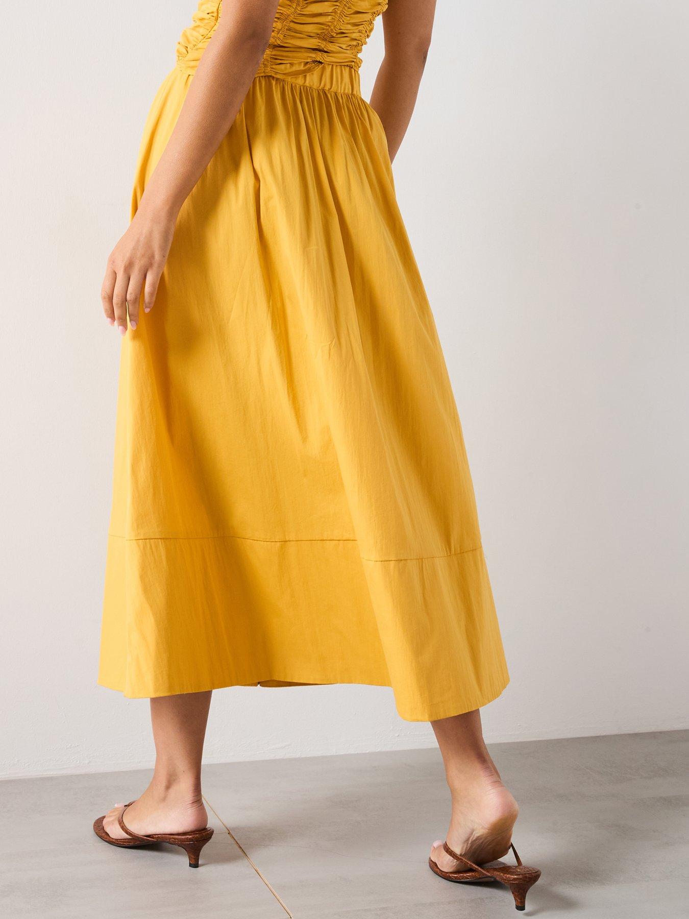 Image 2 of 6 of Mango Long Gathered Skirt