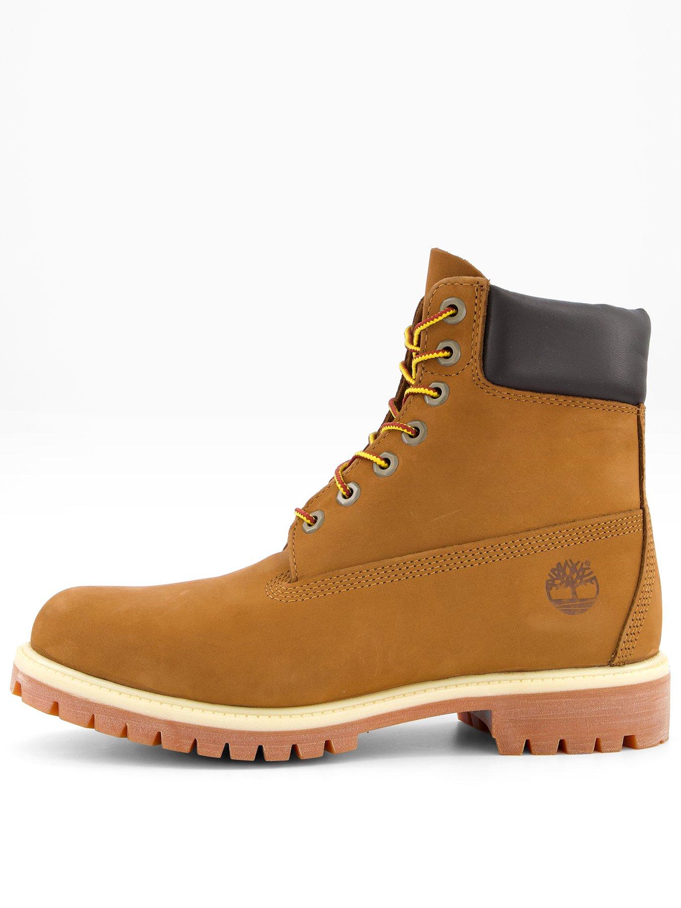 Timberland Premium 6Inch Waterproof Lace Up Boots - Light Brown