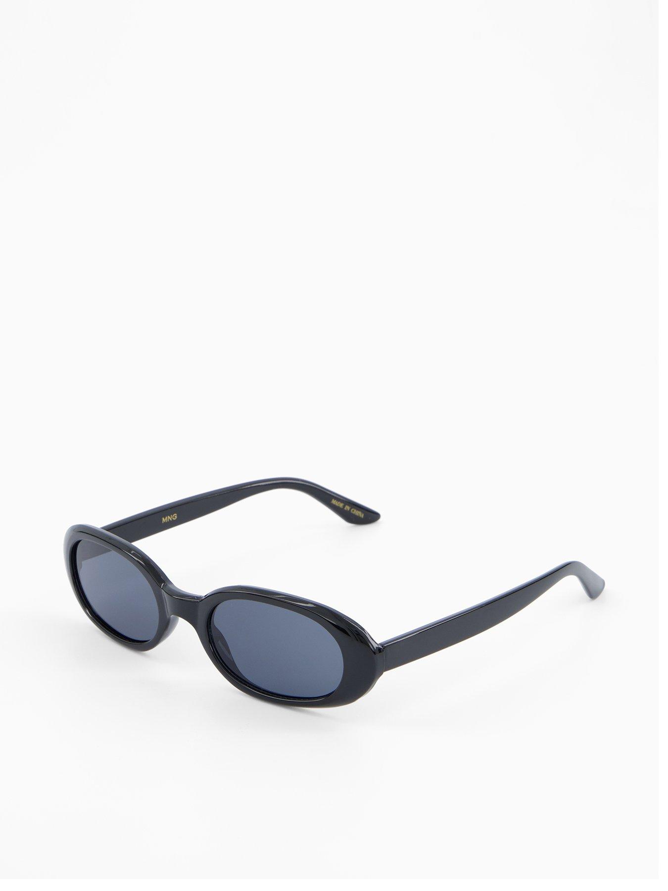 undefined Oval Frame Sunglasses - Black