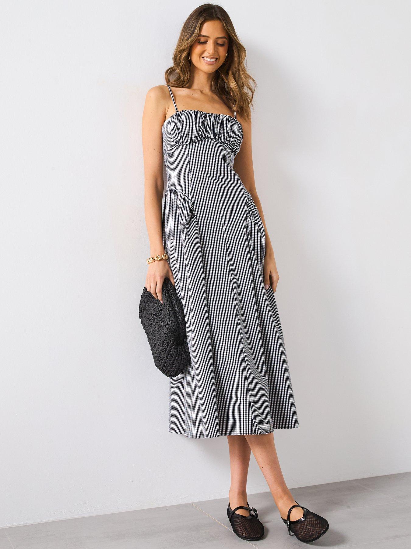 midi black velvet dress Baltic Born Womens Octavia Velvet Midi Dress | Black