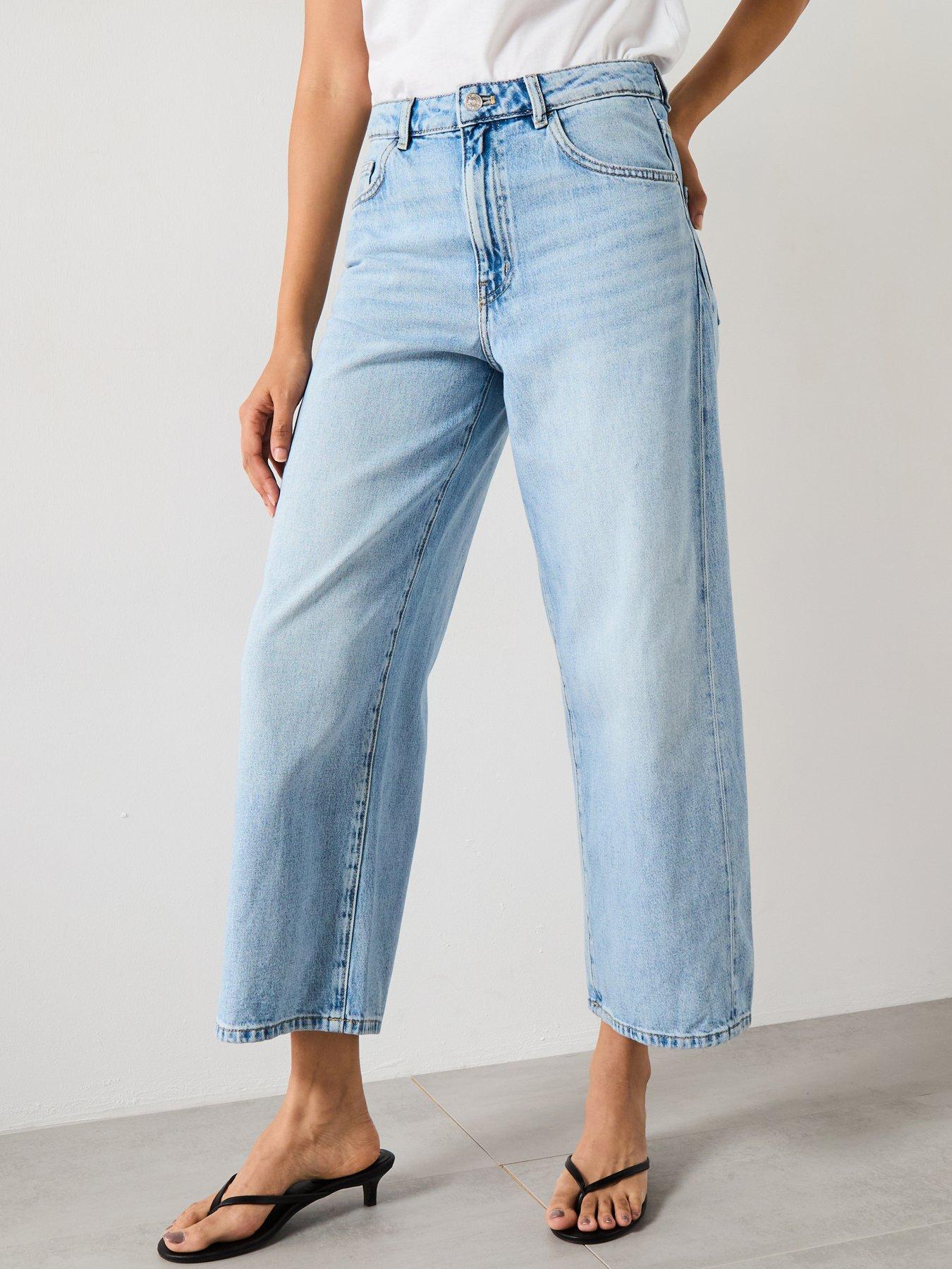 Mango: Tapered Jeans - Blue