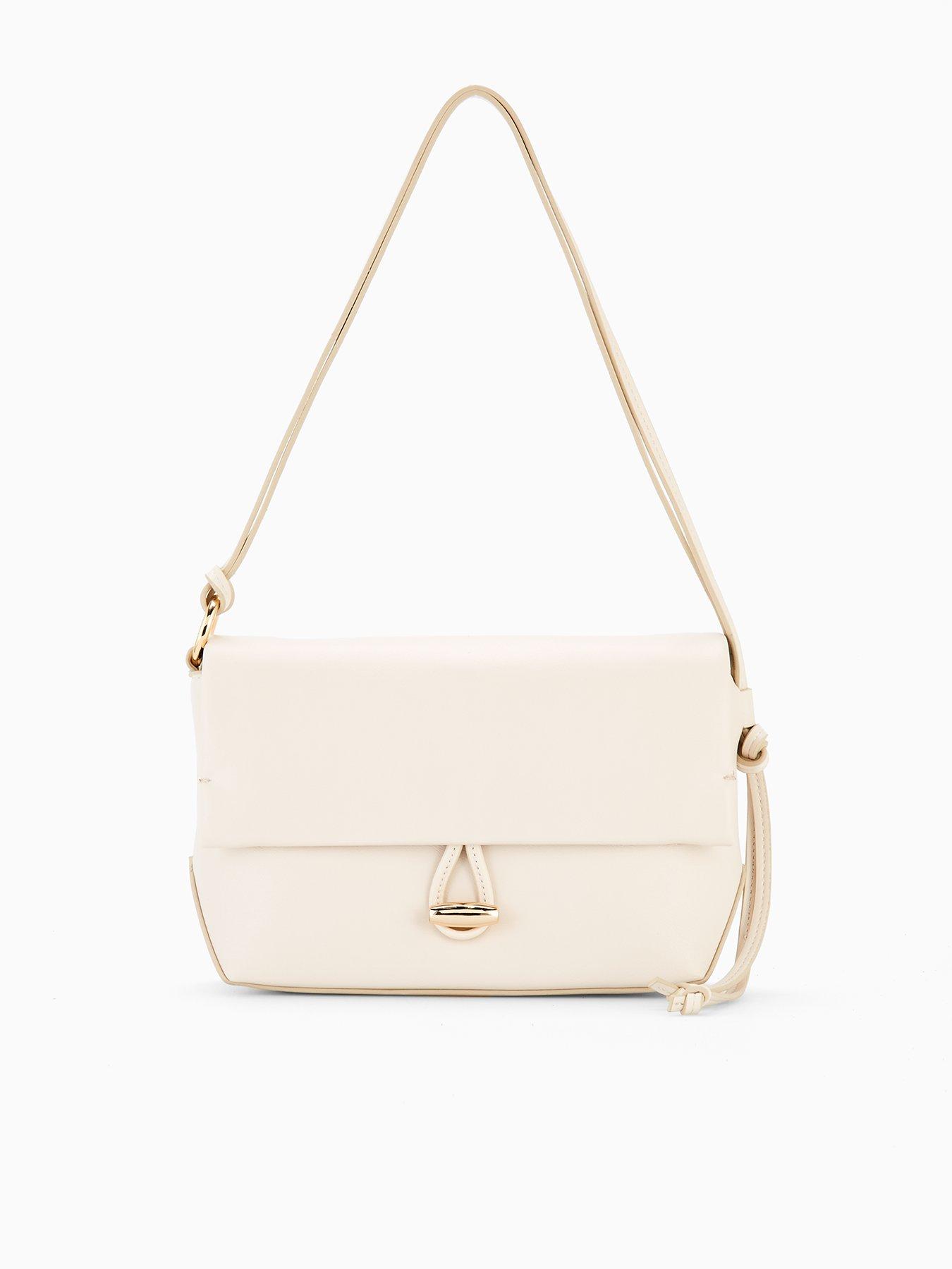 Mango Shoulder Bag With Strap Cream Very