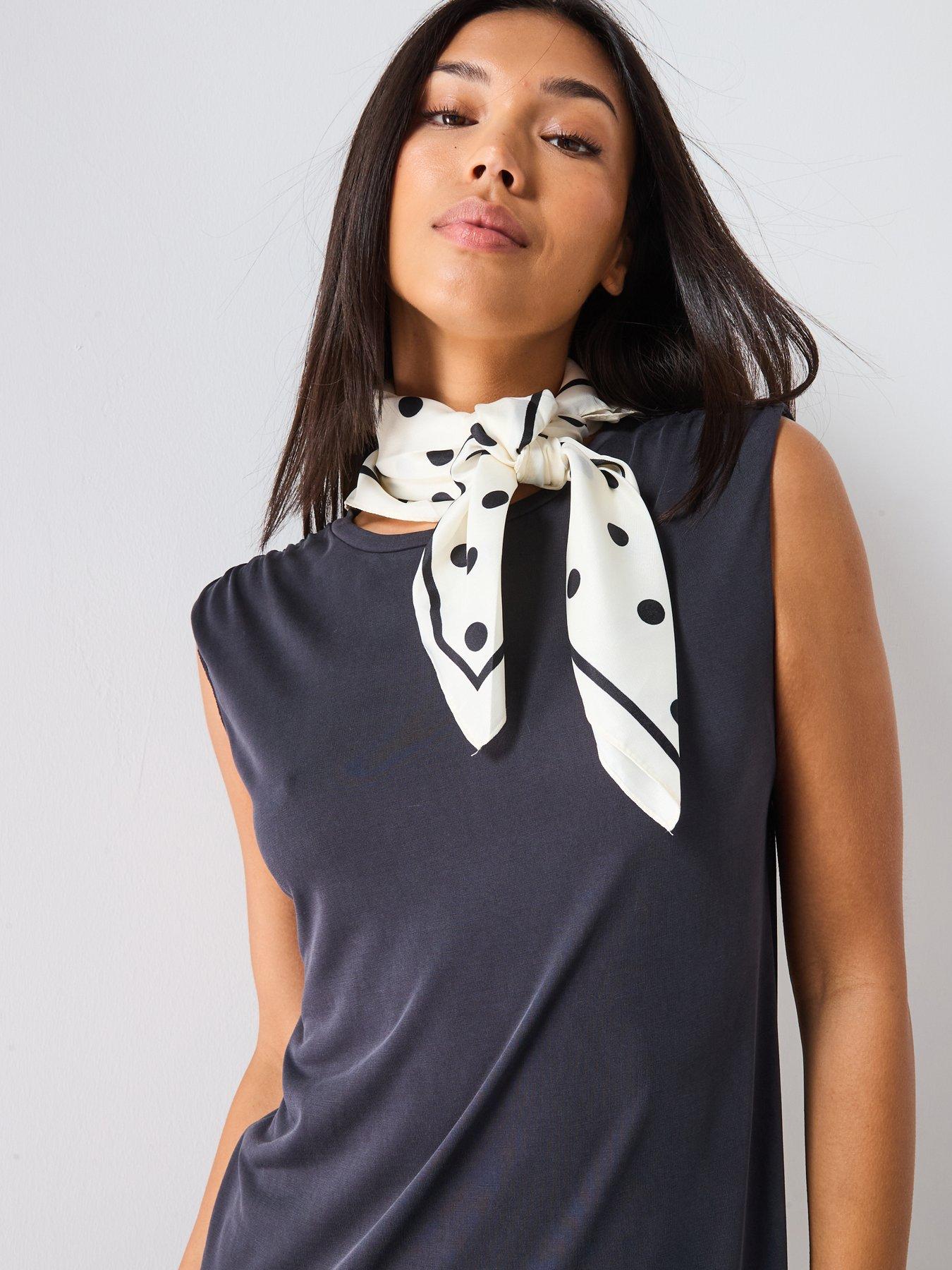 Image 5 of 6 of Mango Flowy Long Dress - Dark Grey