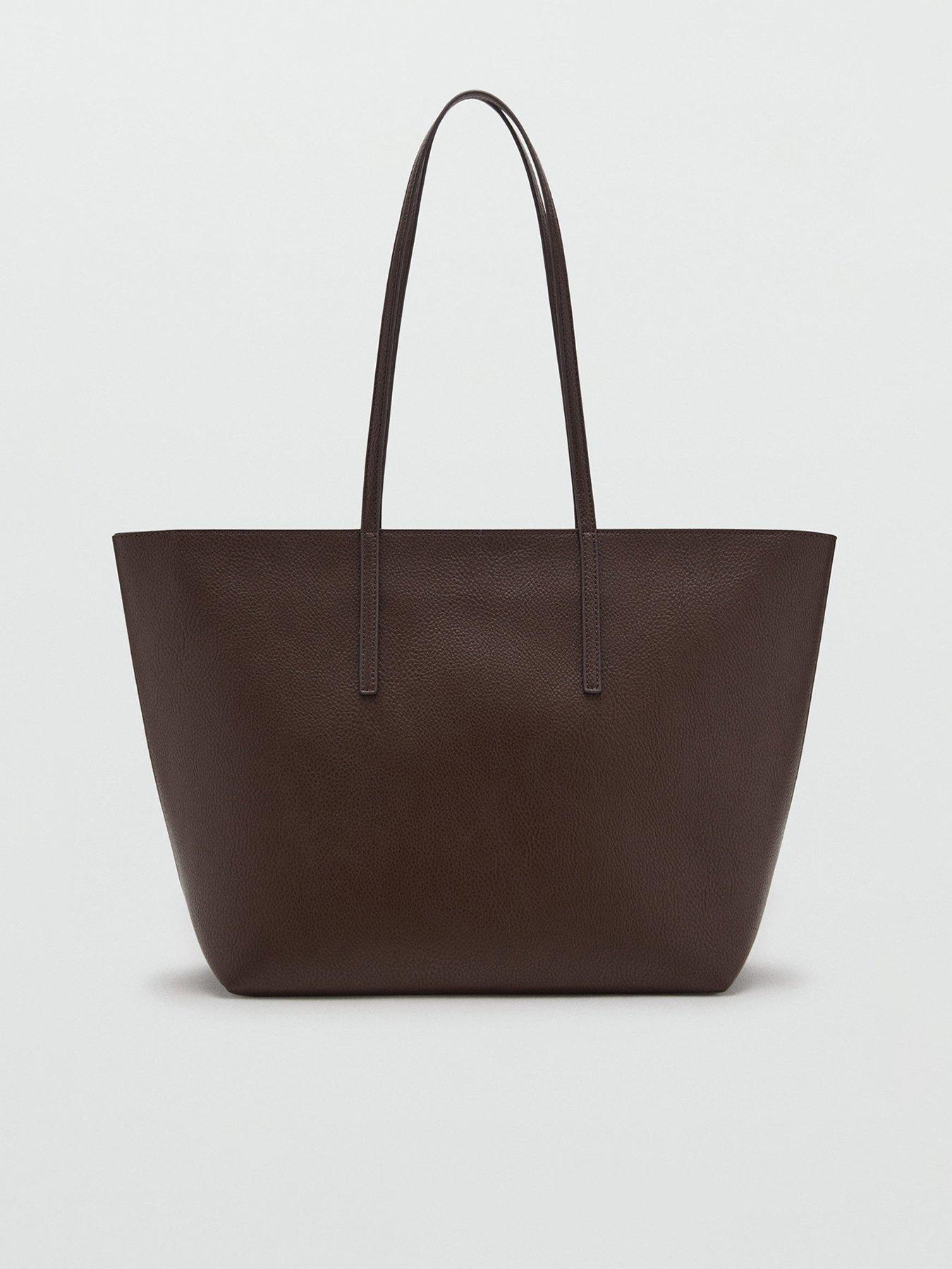 undefined Oversized Tote Bag - Dark Brown