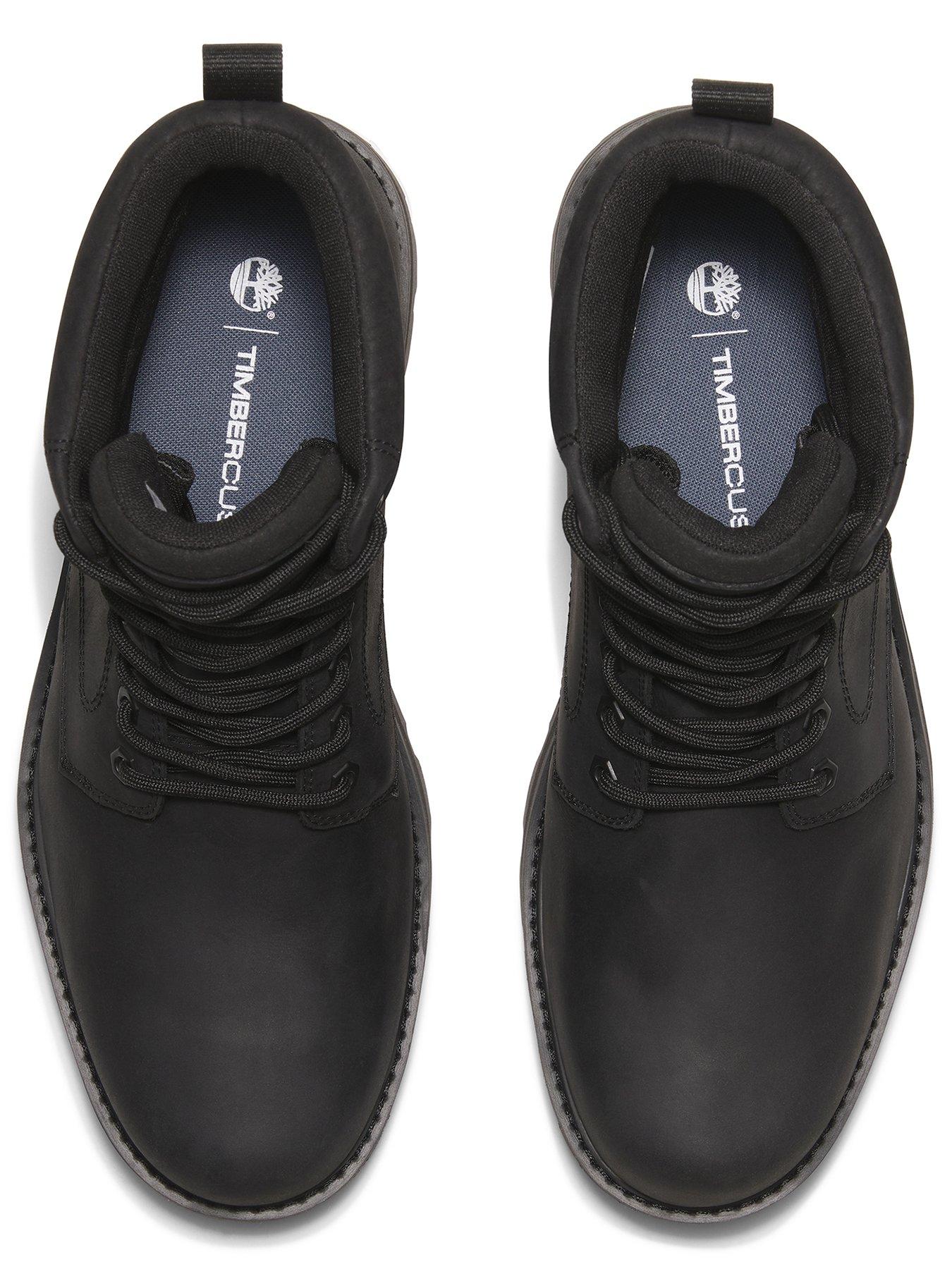 Image 4 of 6 of Timberland Britton Road Waterproof Lace Up Boots- Black
