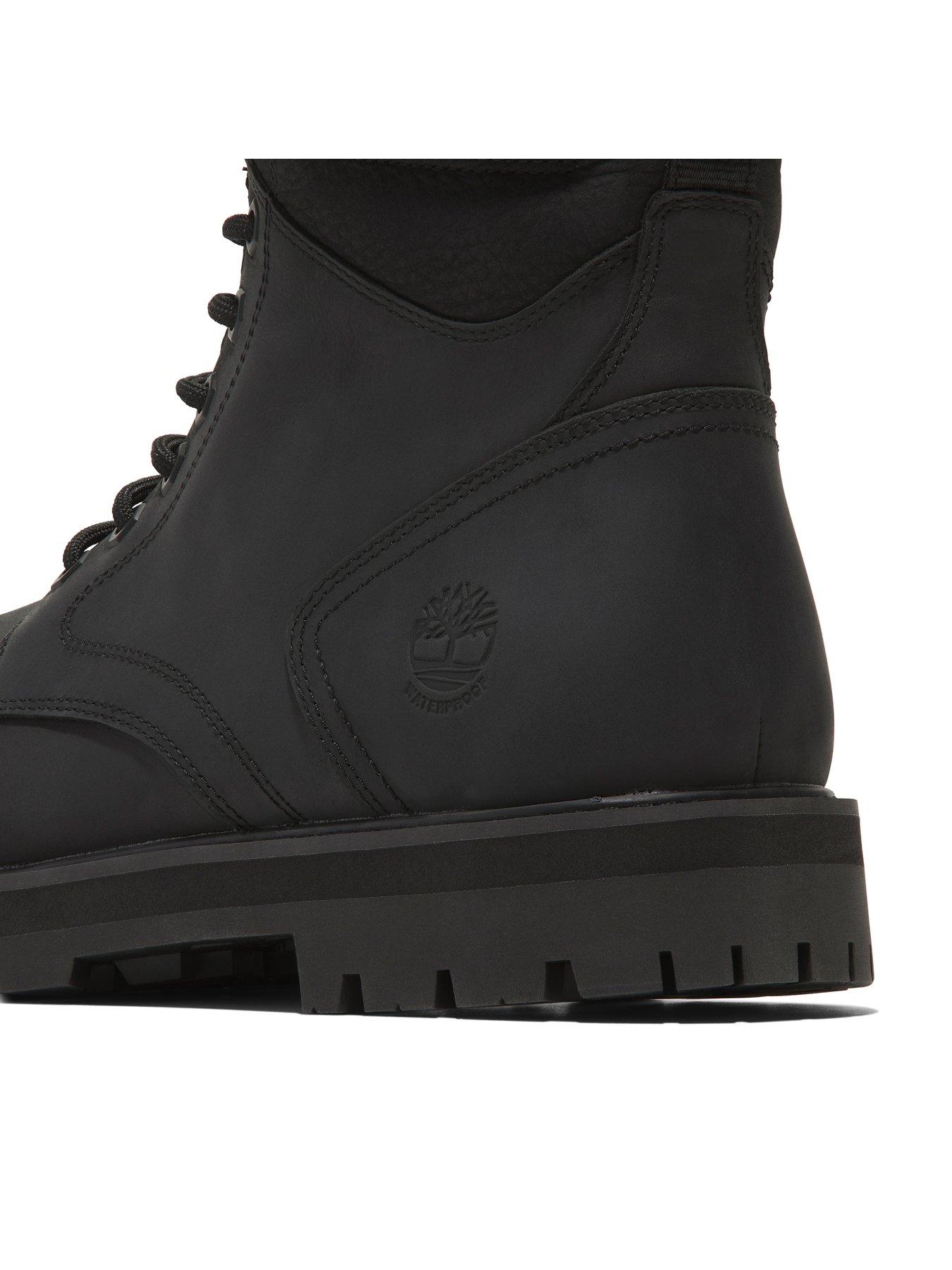 Image 6 of 6 of Timberland Britton Road Waterproof Lace Up Boots- Black